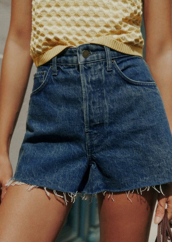 Le Summer Shorts - Denim Blue - Organic Cotton - Organic Textile - Sézane