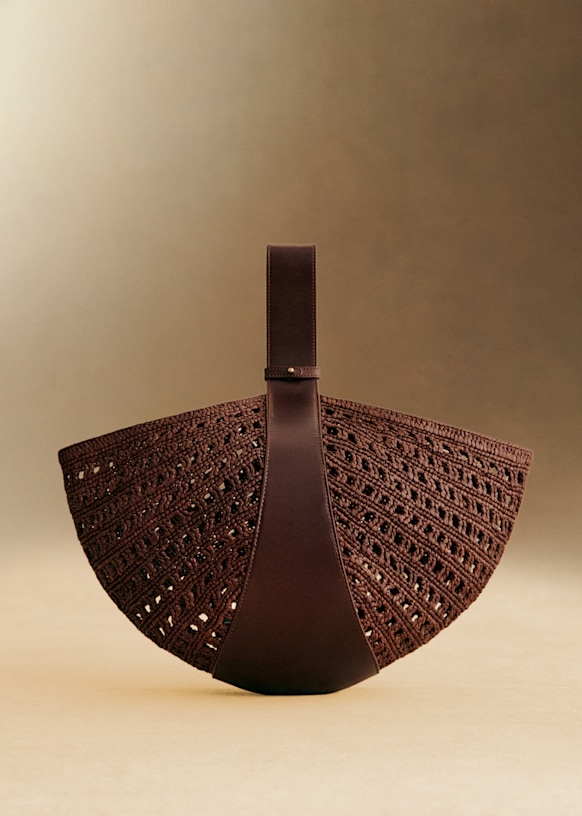 Cleo Basket - Raffia Choco - Raffia - S&eacute;zane