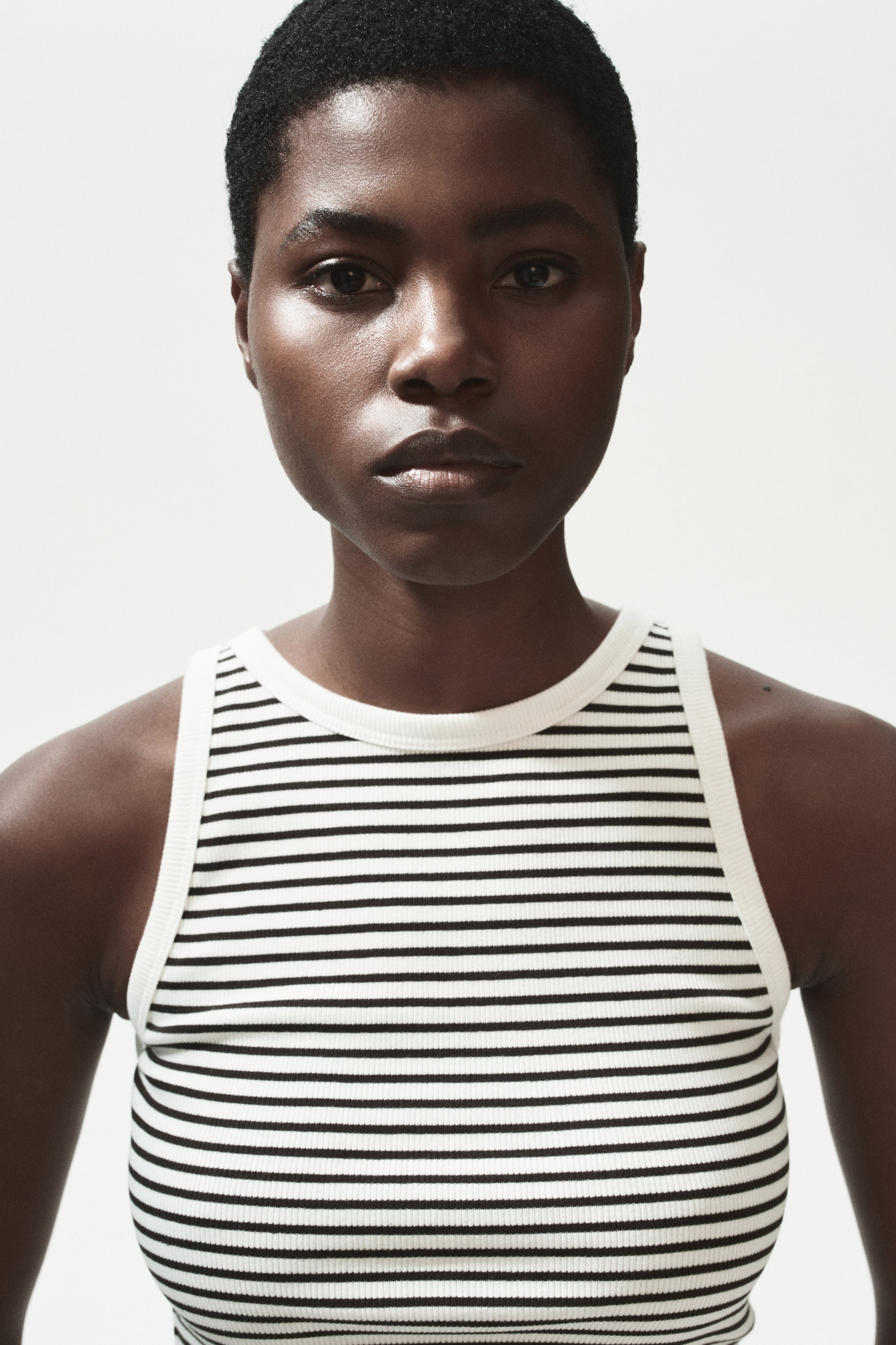 Ribbed Cotton Vest Top
