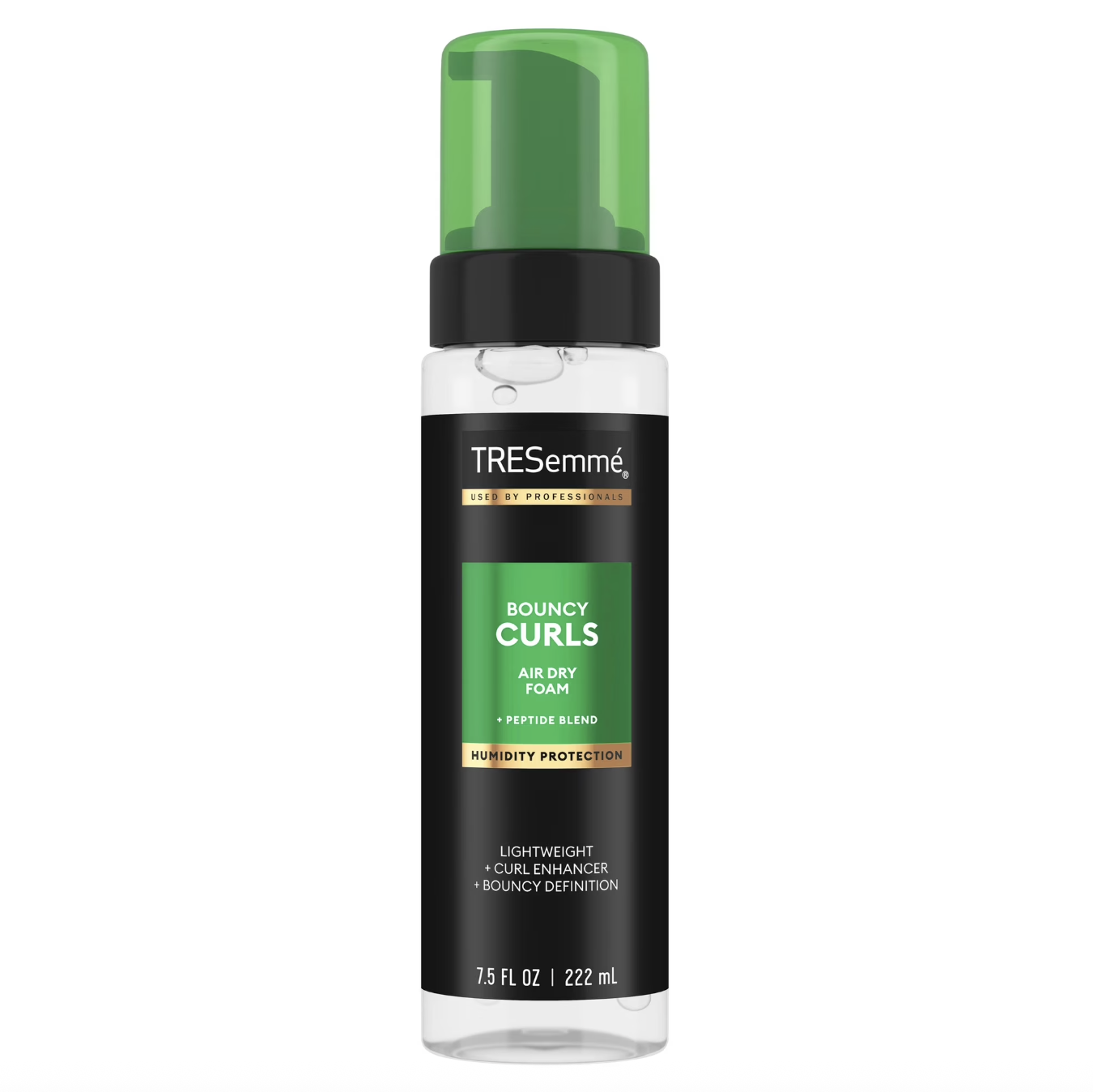 TRESemmé, Tresemmé Air Dry Foam for Humidity Protection, Bouncy Curls Foam With Peptide Blend, 7.5 Fl Oz