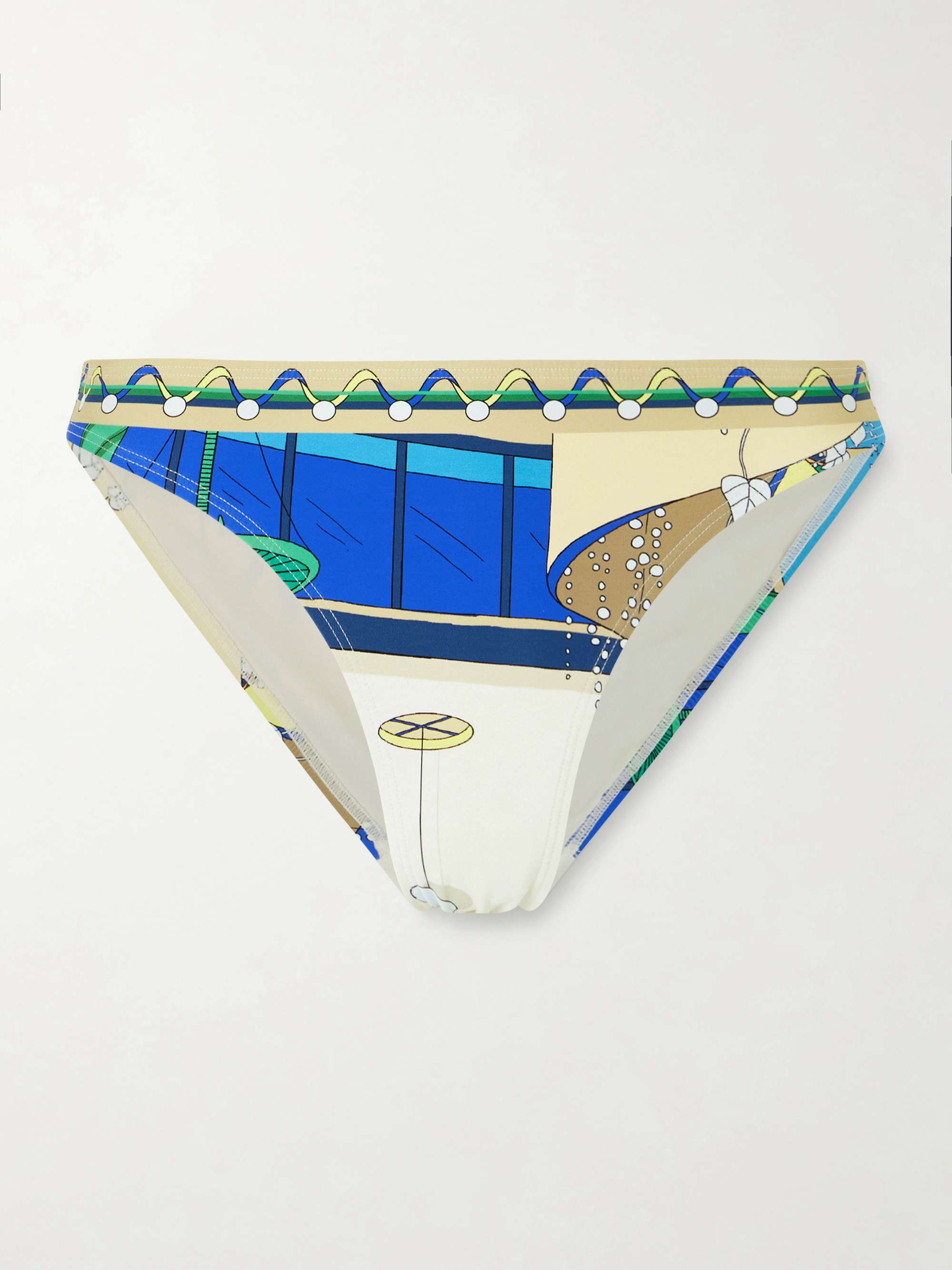 Printed Bikini Briefs