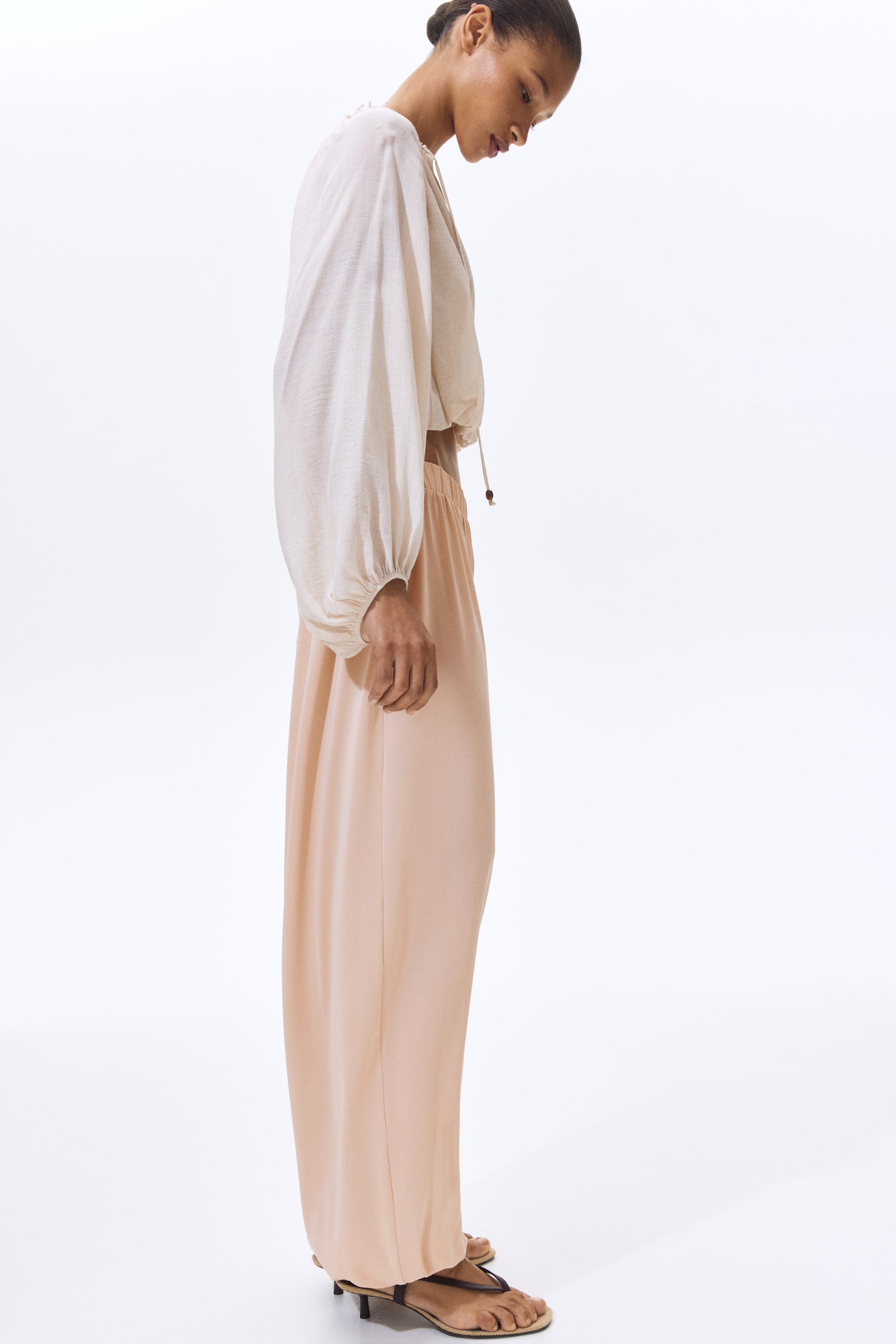 Pull-On Balloon Trousers