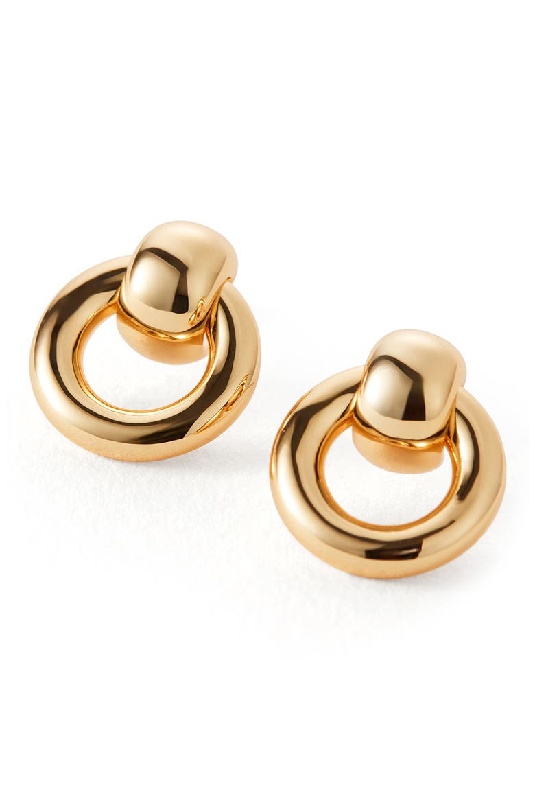 Faye Mini Puffy Knocker Earrings