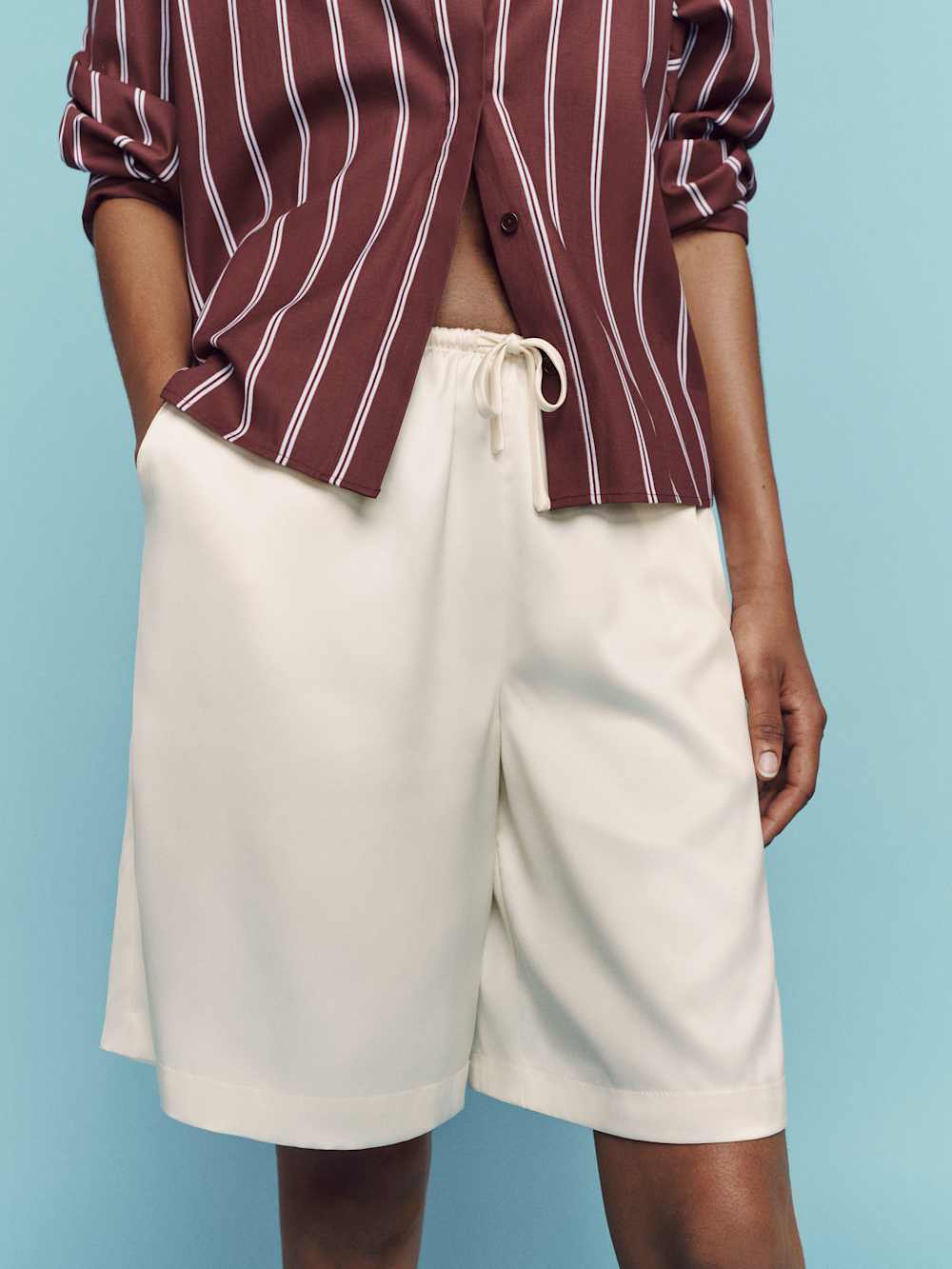Sandy Satin Short