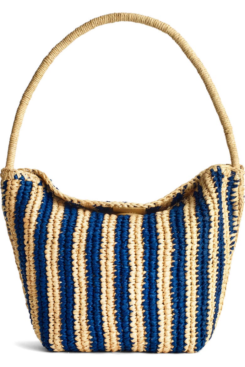 The Signature Woven Raffia Shoulder Bag