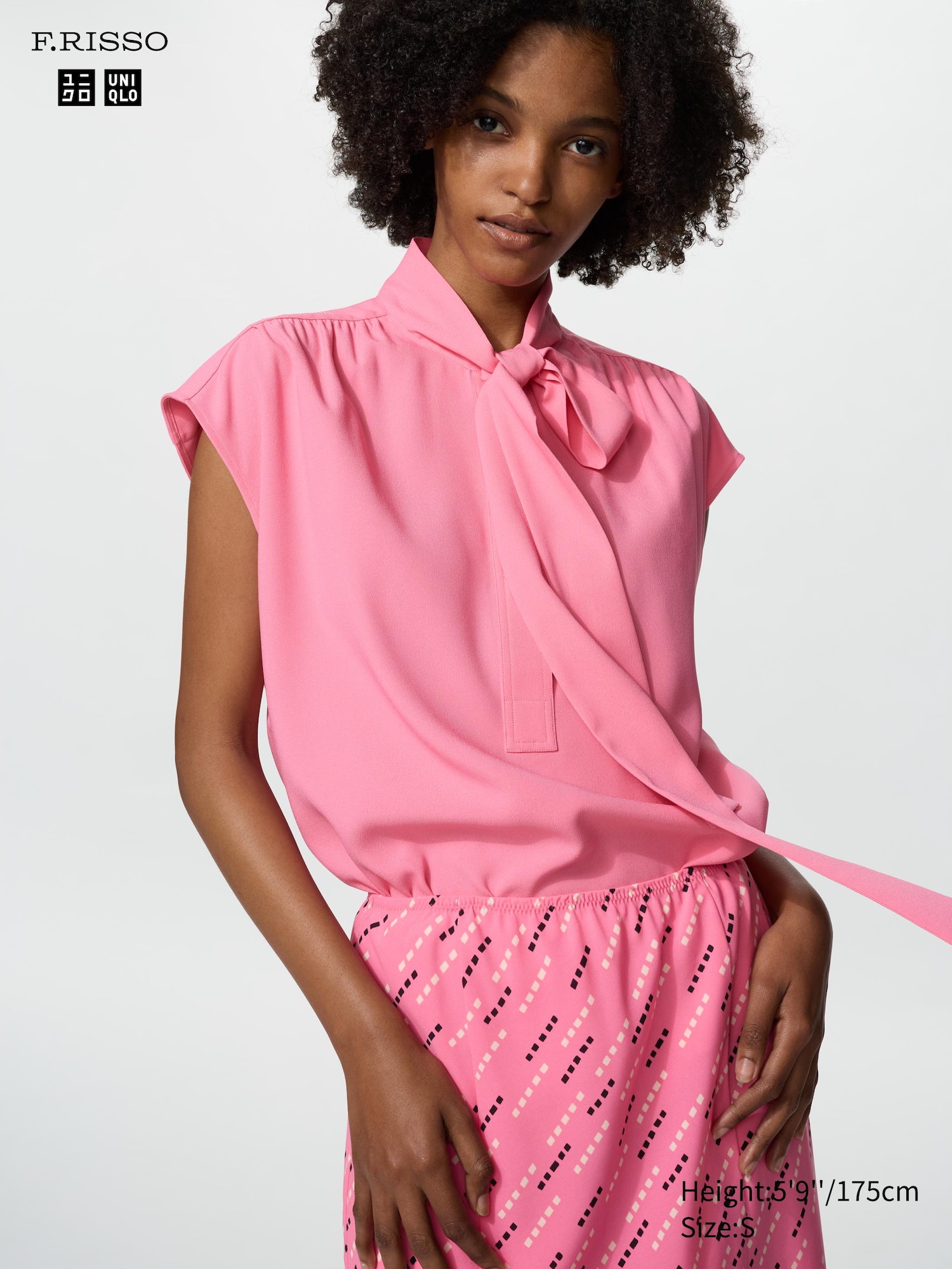 Bow Tie Blouse (sleeveless)