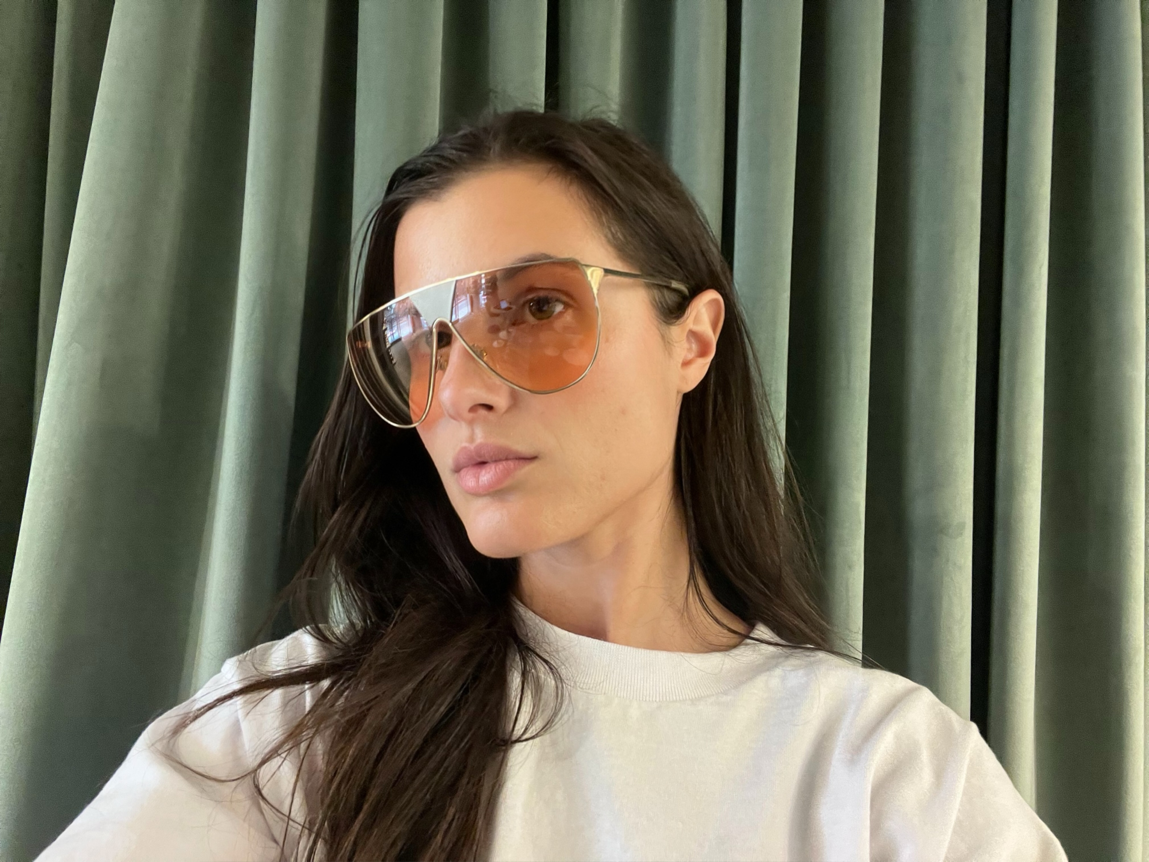 Alice Violier Amzalak wearing vintage sunglasses.
