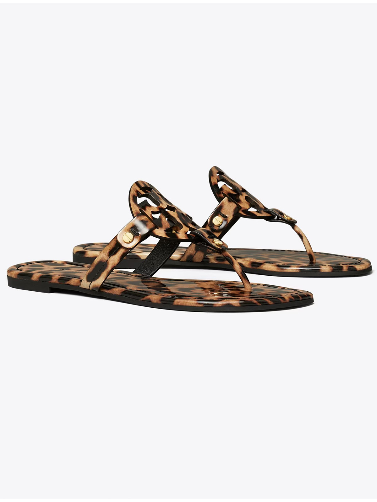 Miller Printed Patent Sandal in Multi, Size 10.5