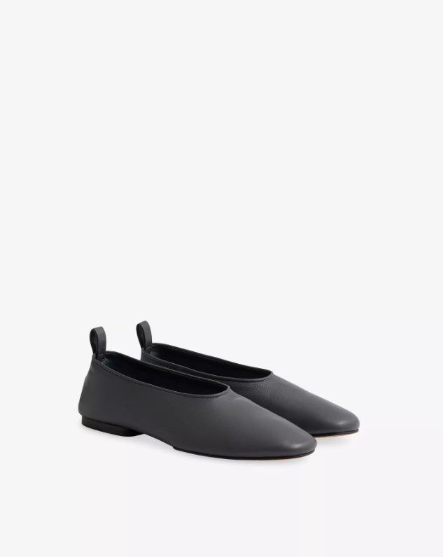SOEUR Bala Leather Ballet Flats