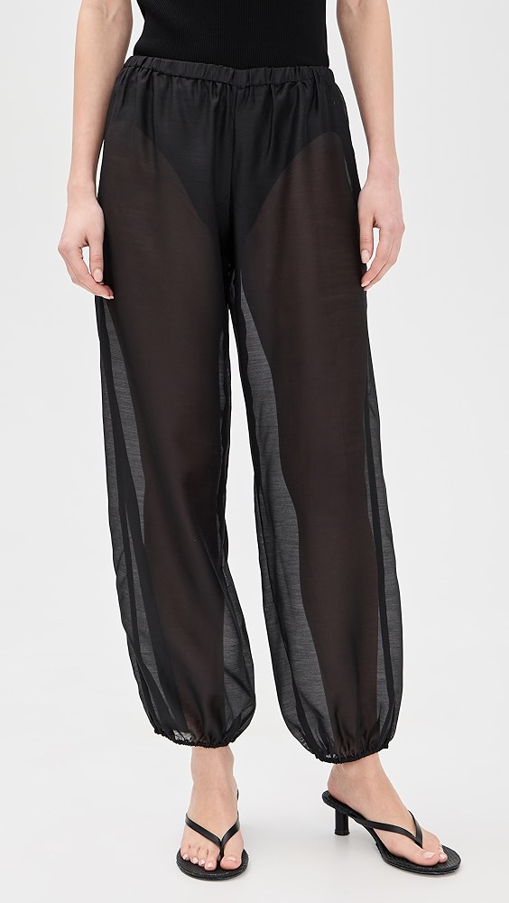 Drew Balloon Trousers - Black