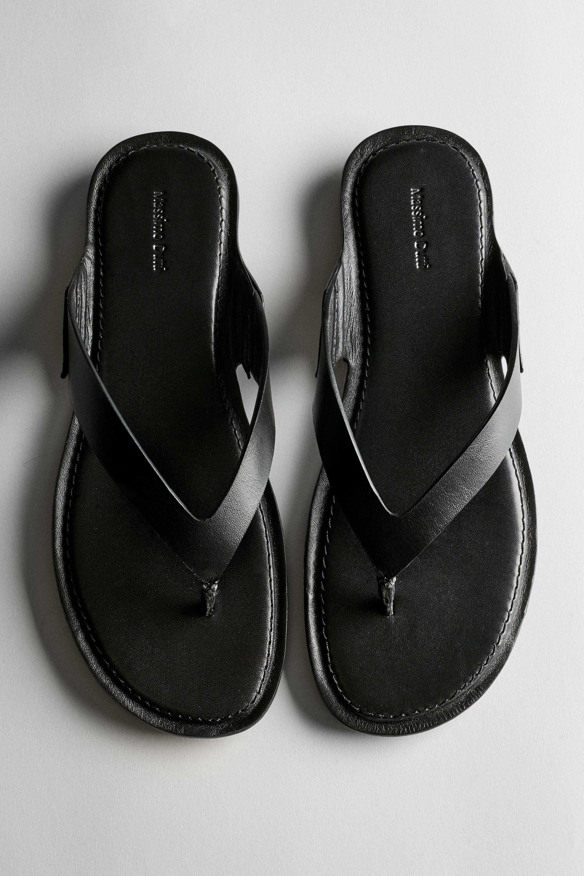 Massimo Dutti, Flat Leather Sandals