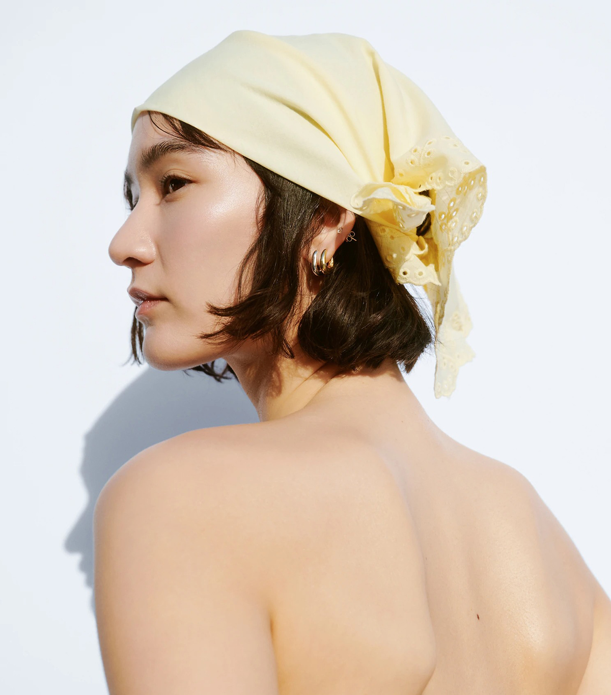 Gap, 100% Cotton Eyelet Bandana Scarf