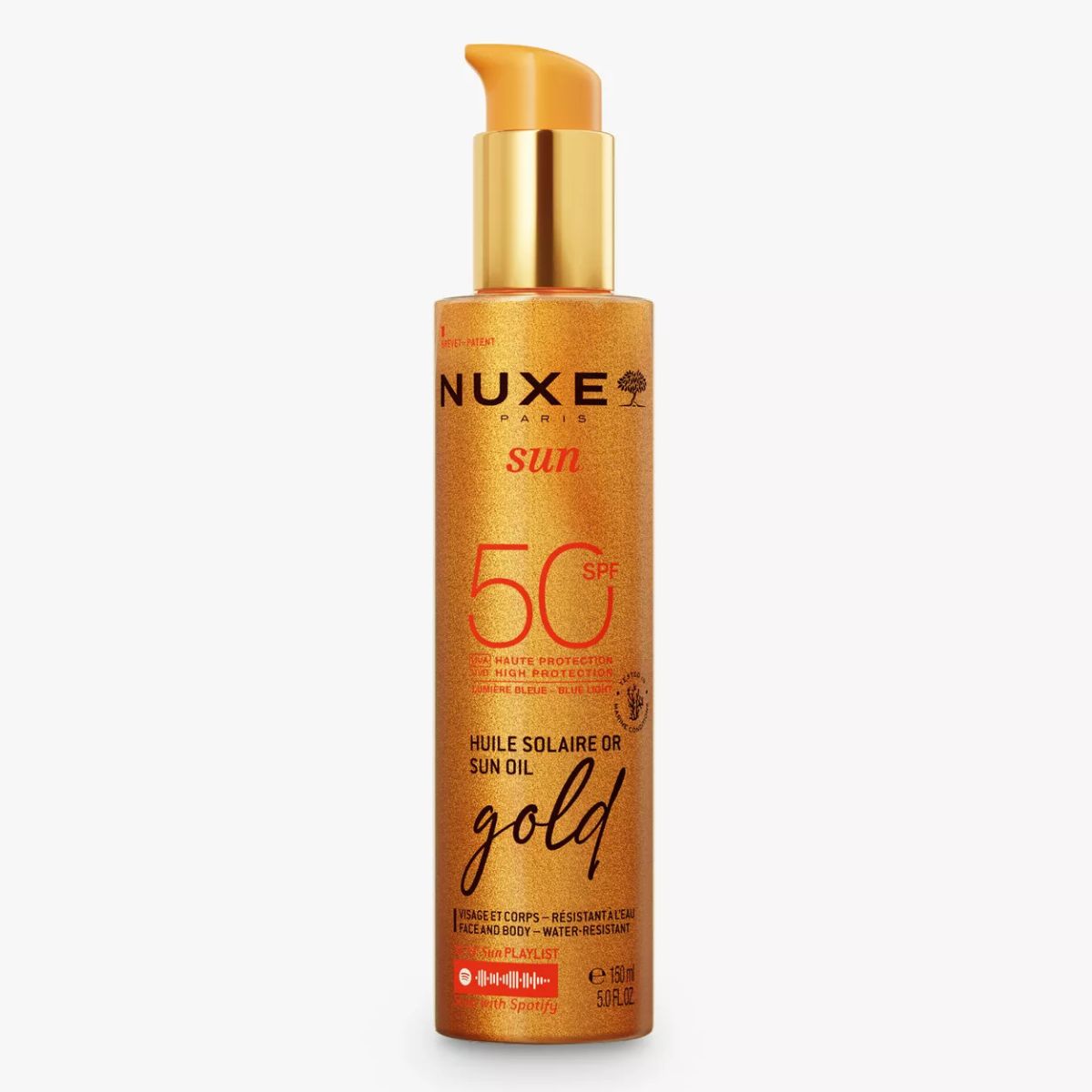 NUXE, Sun Oil Gold Shimmer High Protection Spf 50
