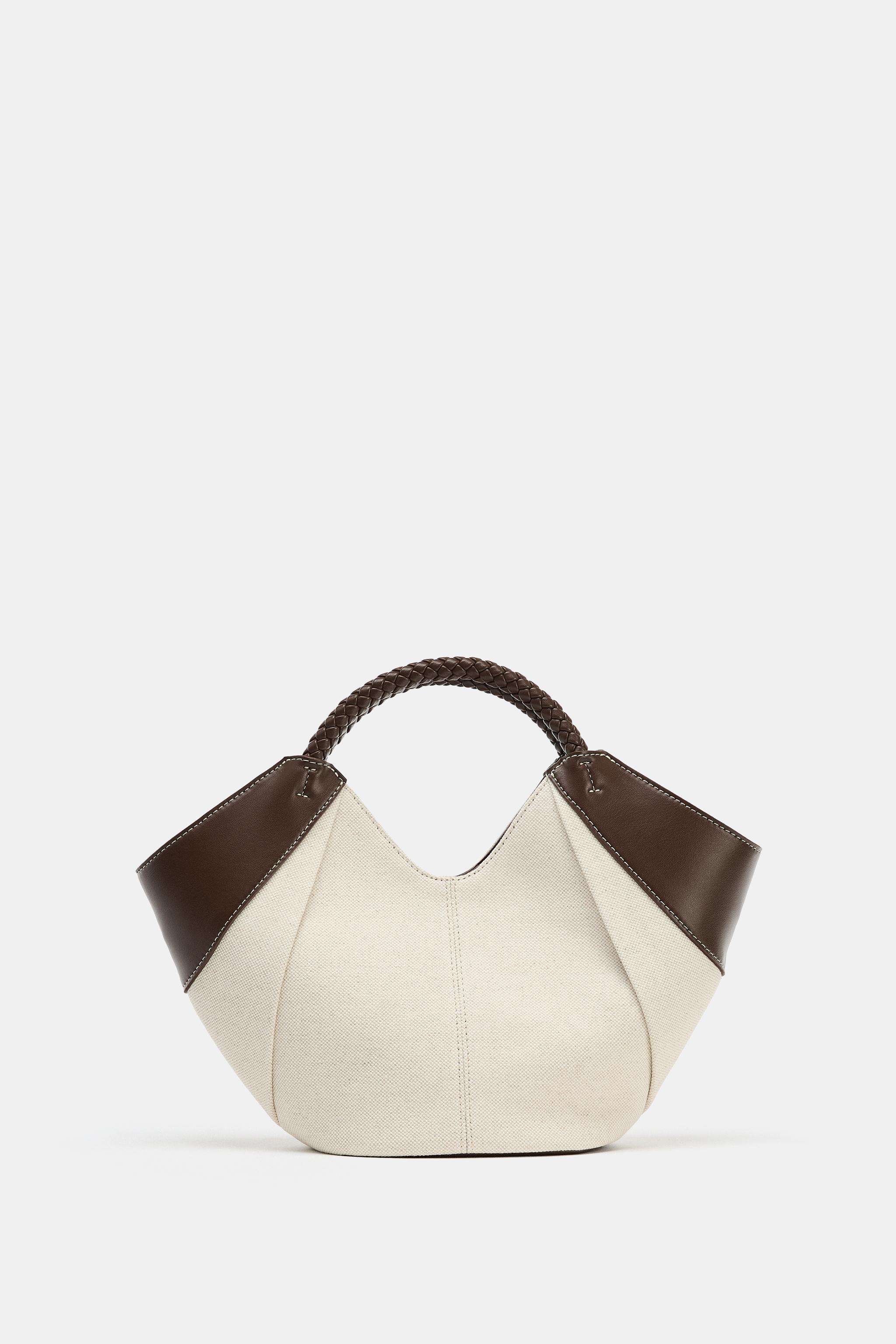 Canvas Mini Tote Bag - Light Beige - One Size Only