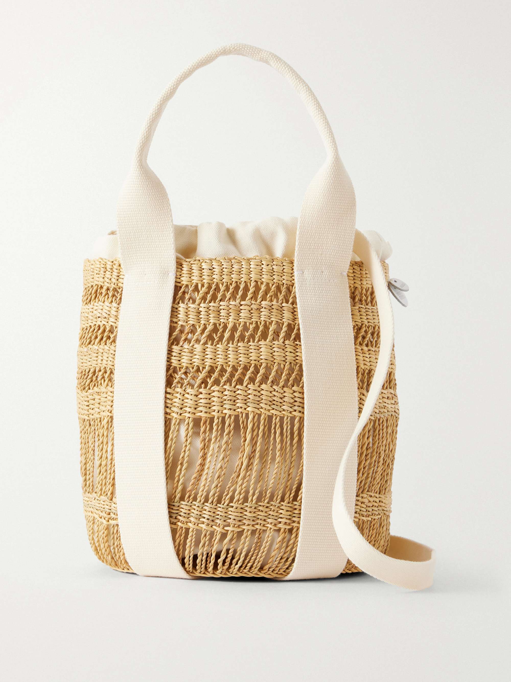 Mixy Raffia Bucket Bag