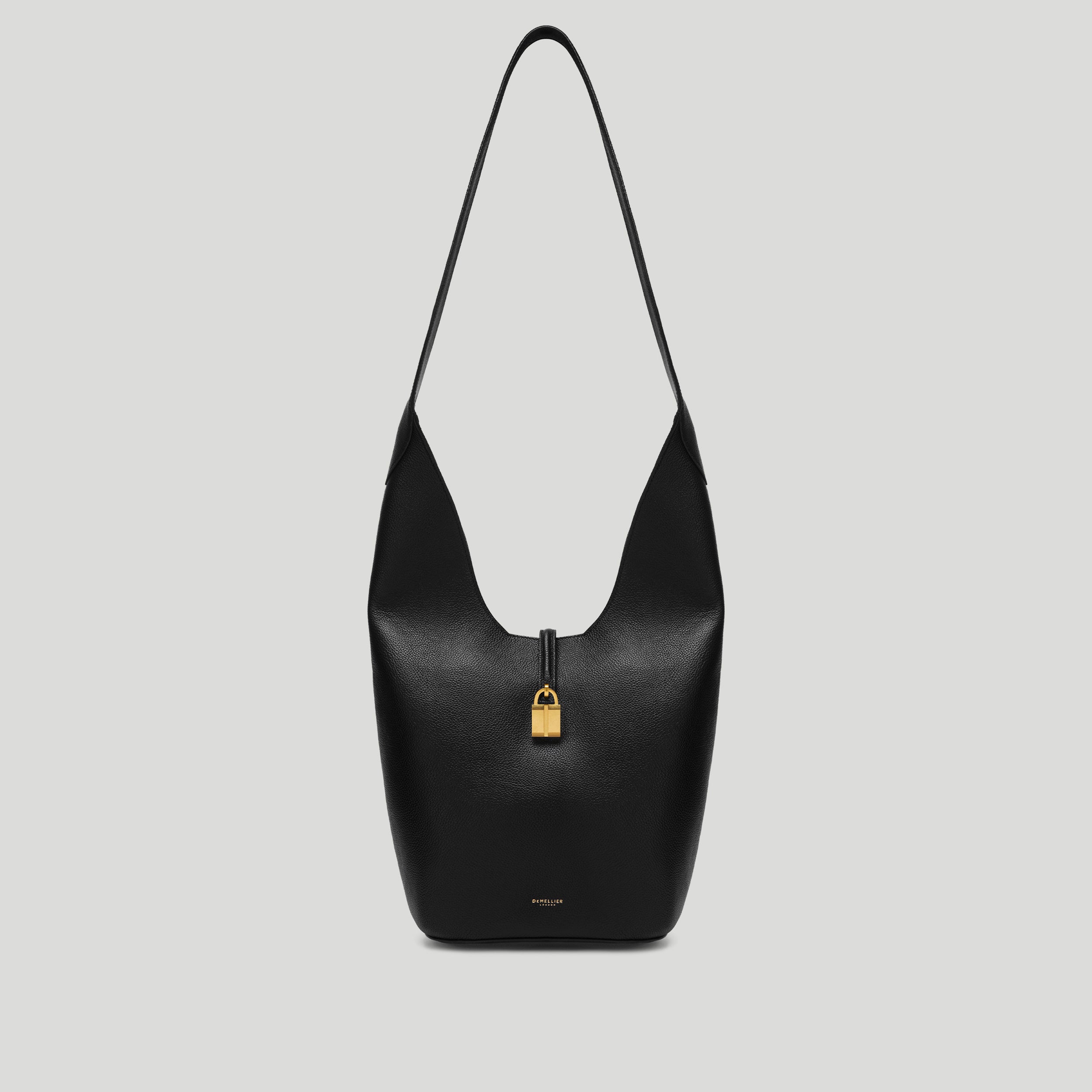 The Siena Crossbody | Black Small Grain | Demellier