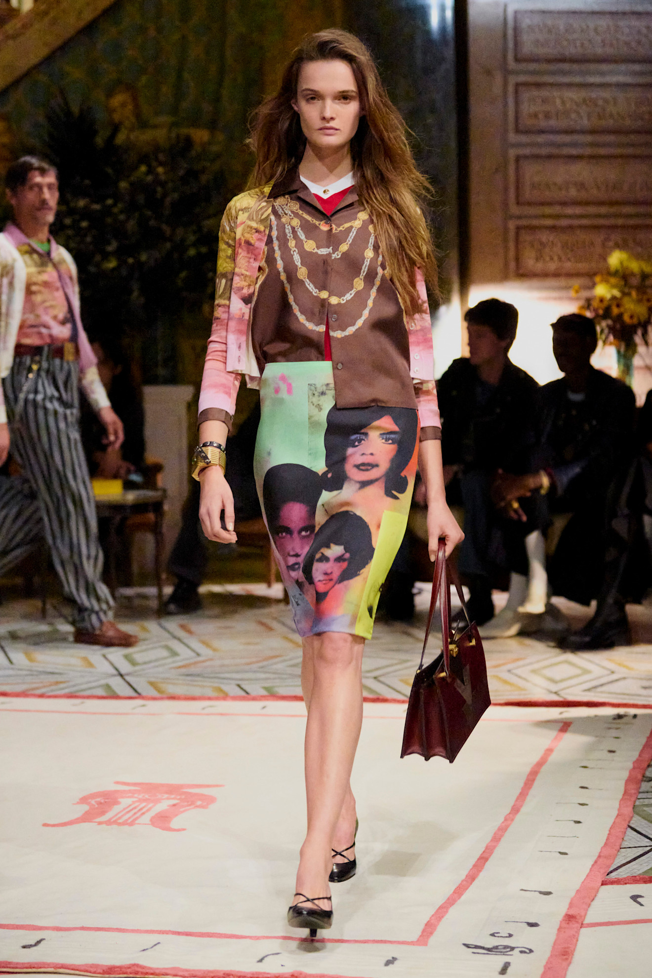 An image of Versace's spring/summer 2026 runway.