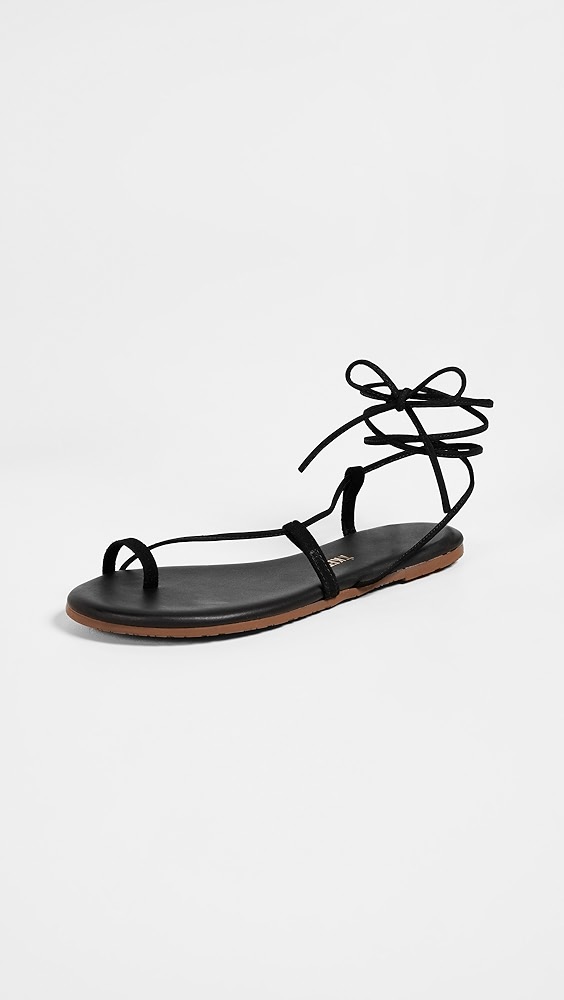 Jo Lace Up Sandals - Bleeker / Black