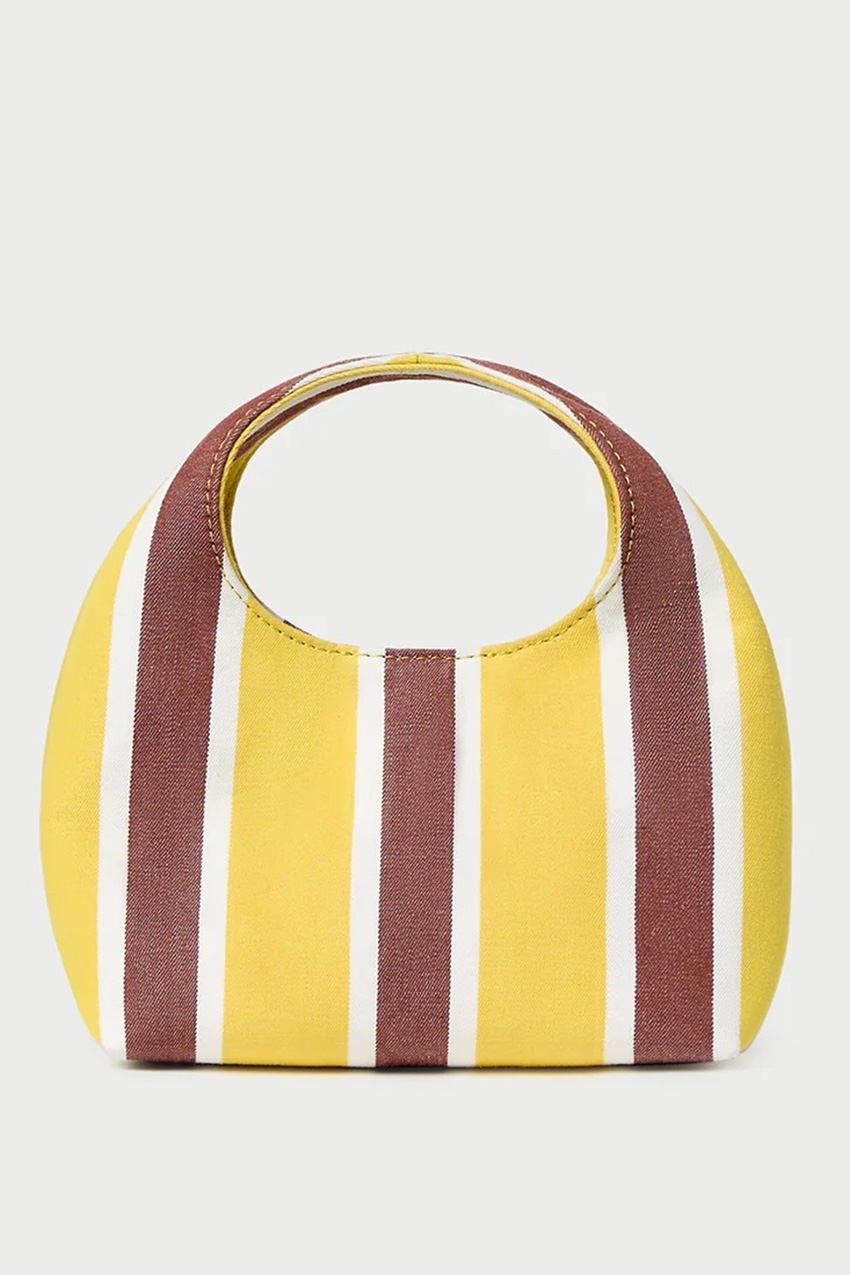 striped bag