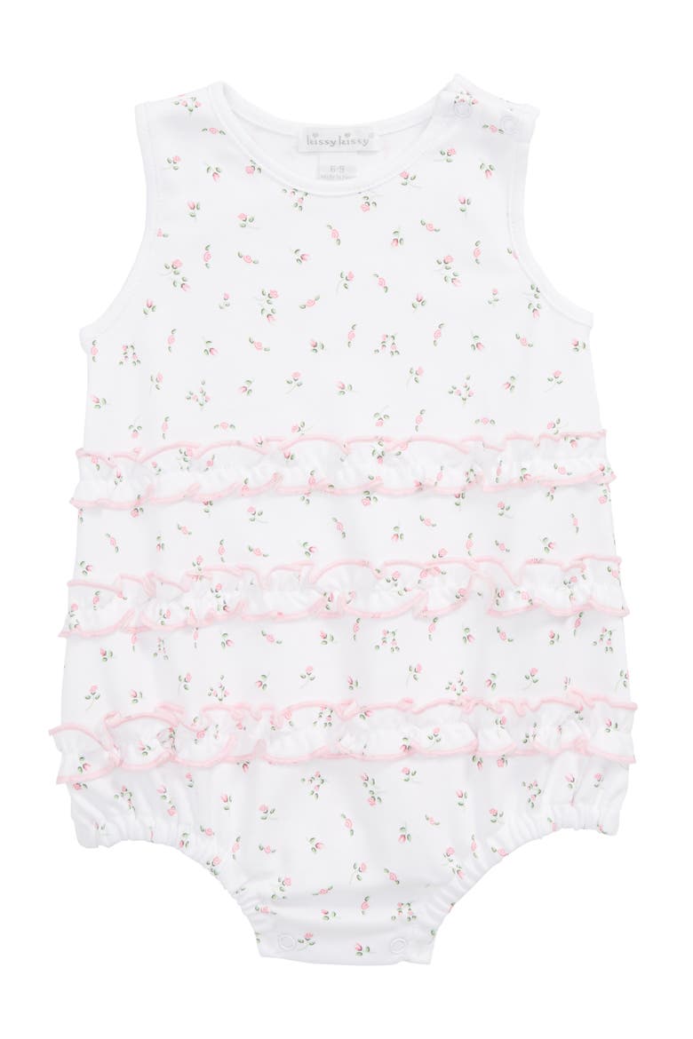 Garden Roses Ruffle Bubble Romper