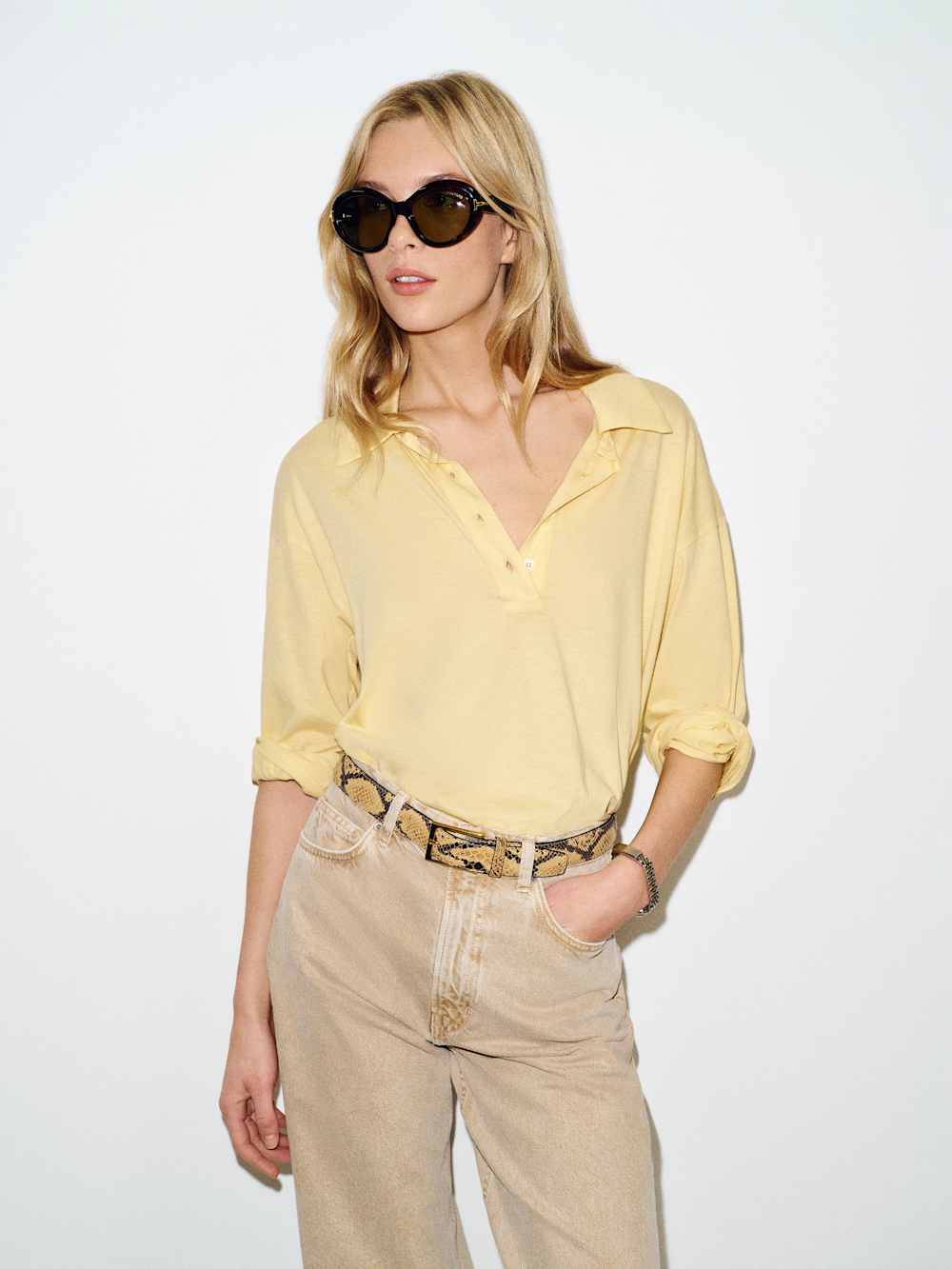 Mellen Polo Knit Top