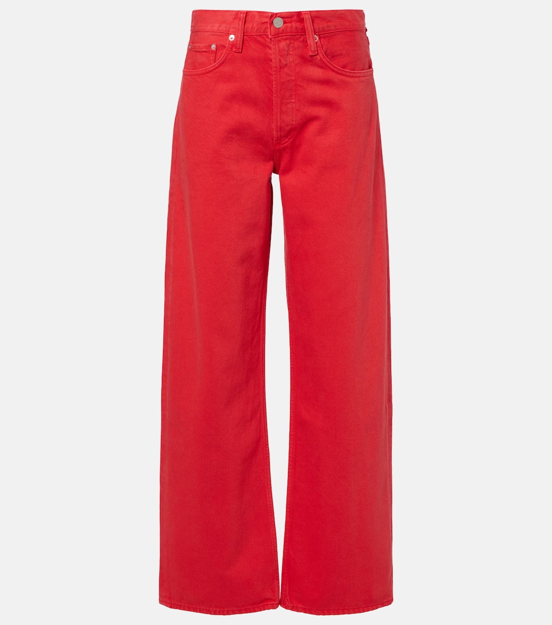 Arc 32 Wide-Leg Jeans in Red - Agolde