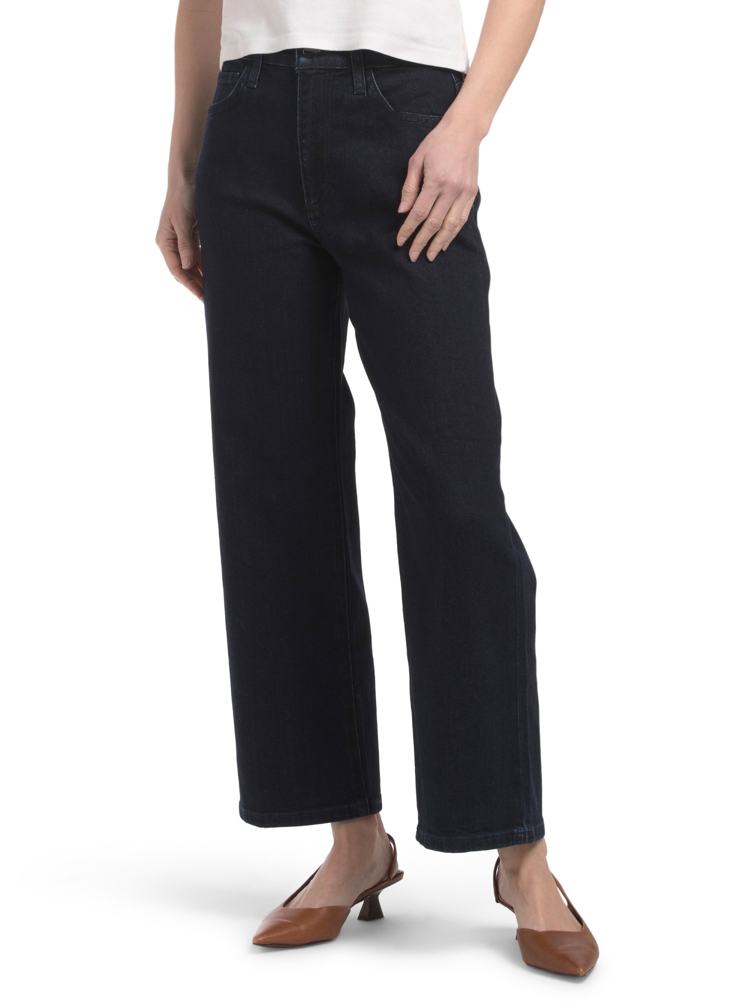 Joe's Jeans, The Blake Cropped Wide Leg Jeans