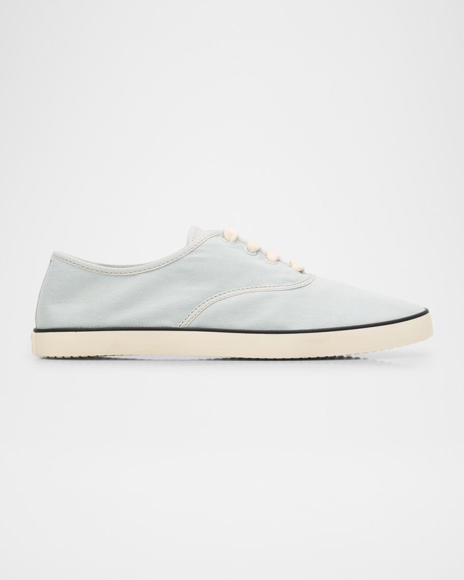 Logo Lace-Up Canvas Sneakers