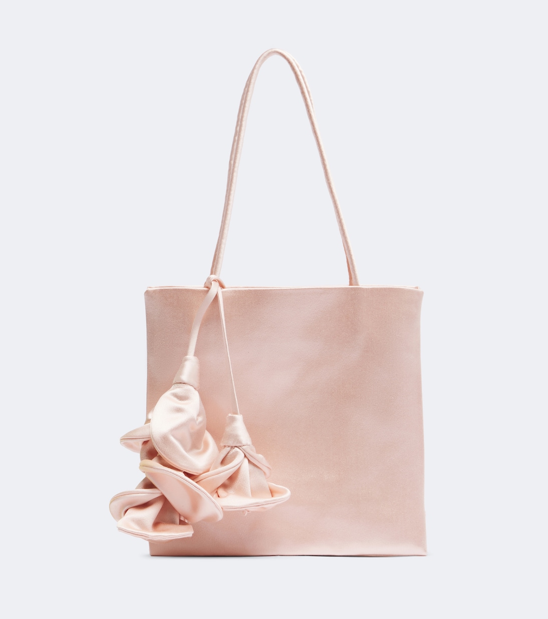 Julia Small Satin Top-Handle Bag in Pink - Magda Butrym