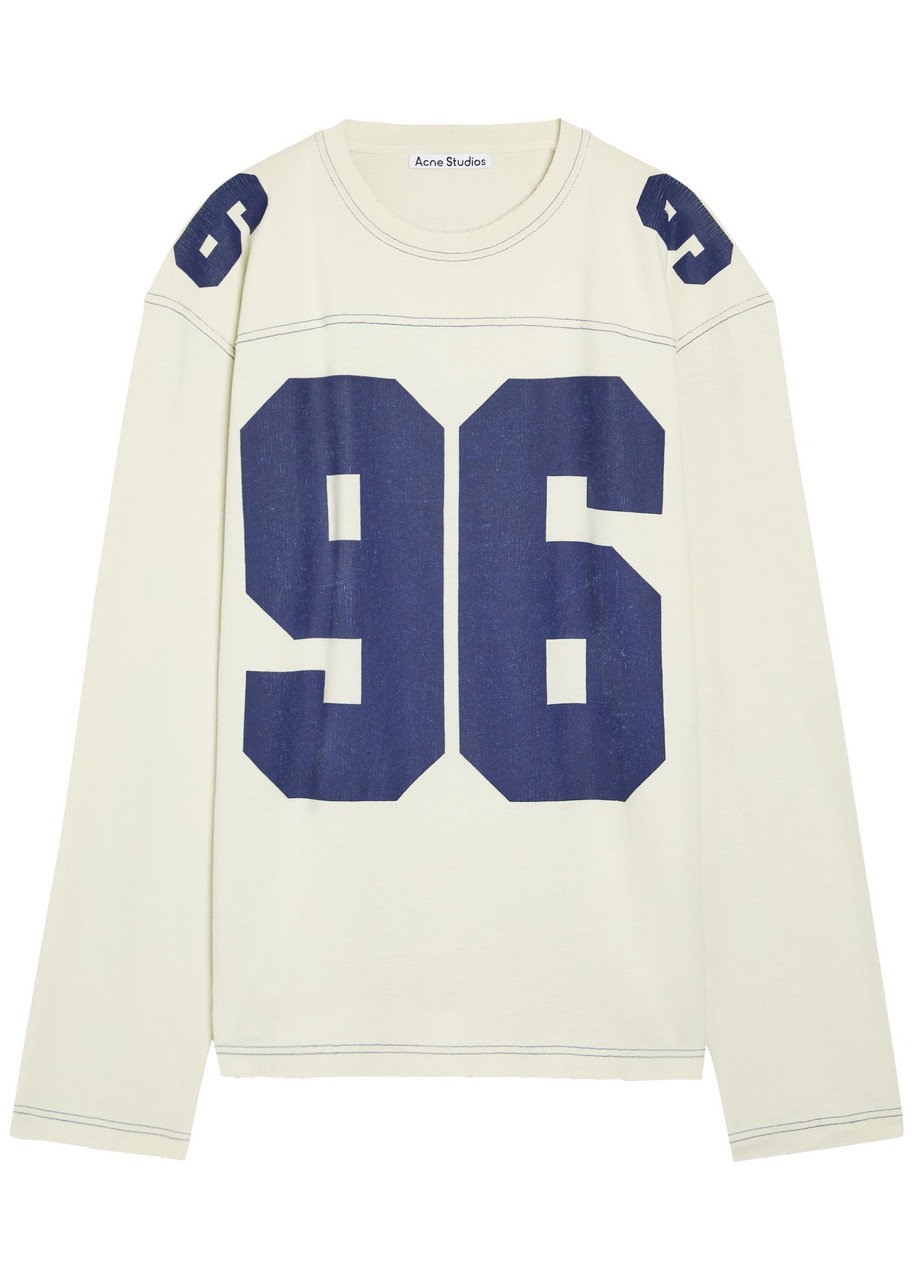 Printed Long-Sleeve Cotton T-Shirt