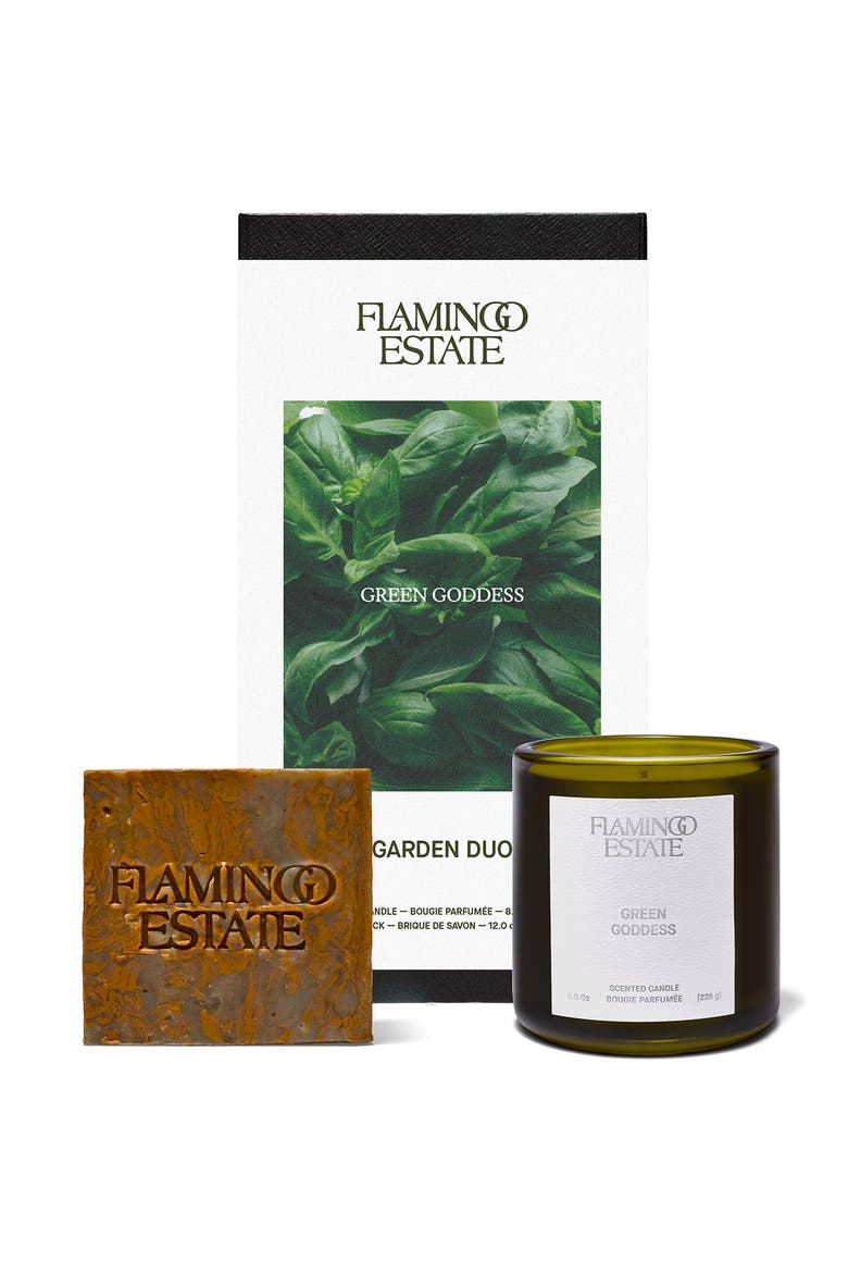 Green Goddess Candle & Soap Brick Gift Set $122 Value