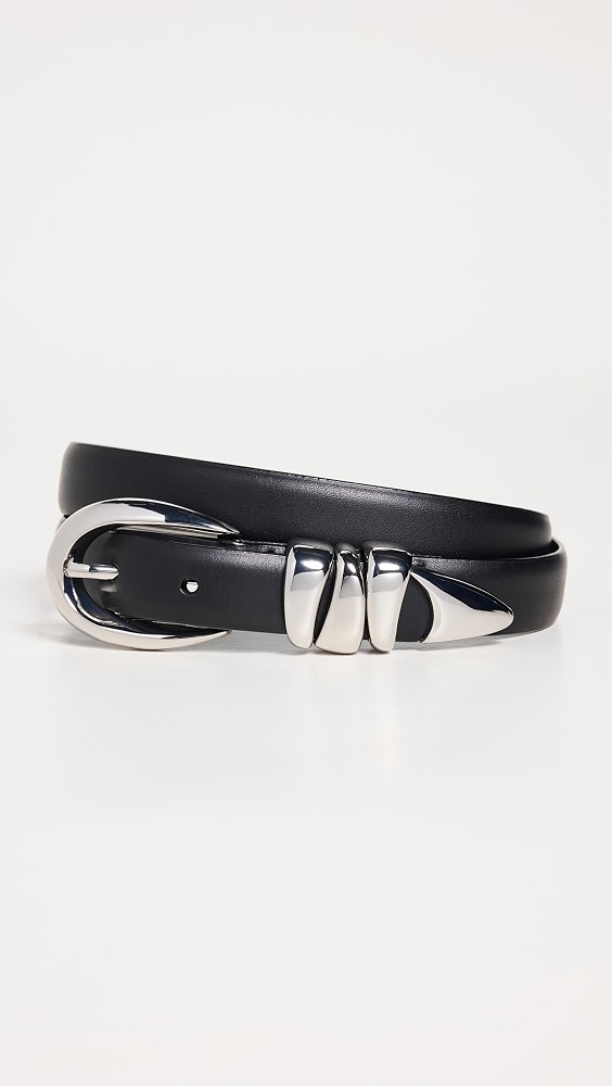 Triple Metal Keeper Belt - True Black