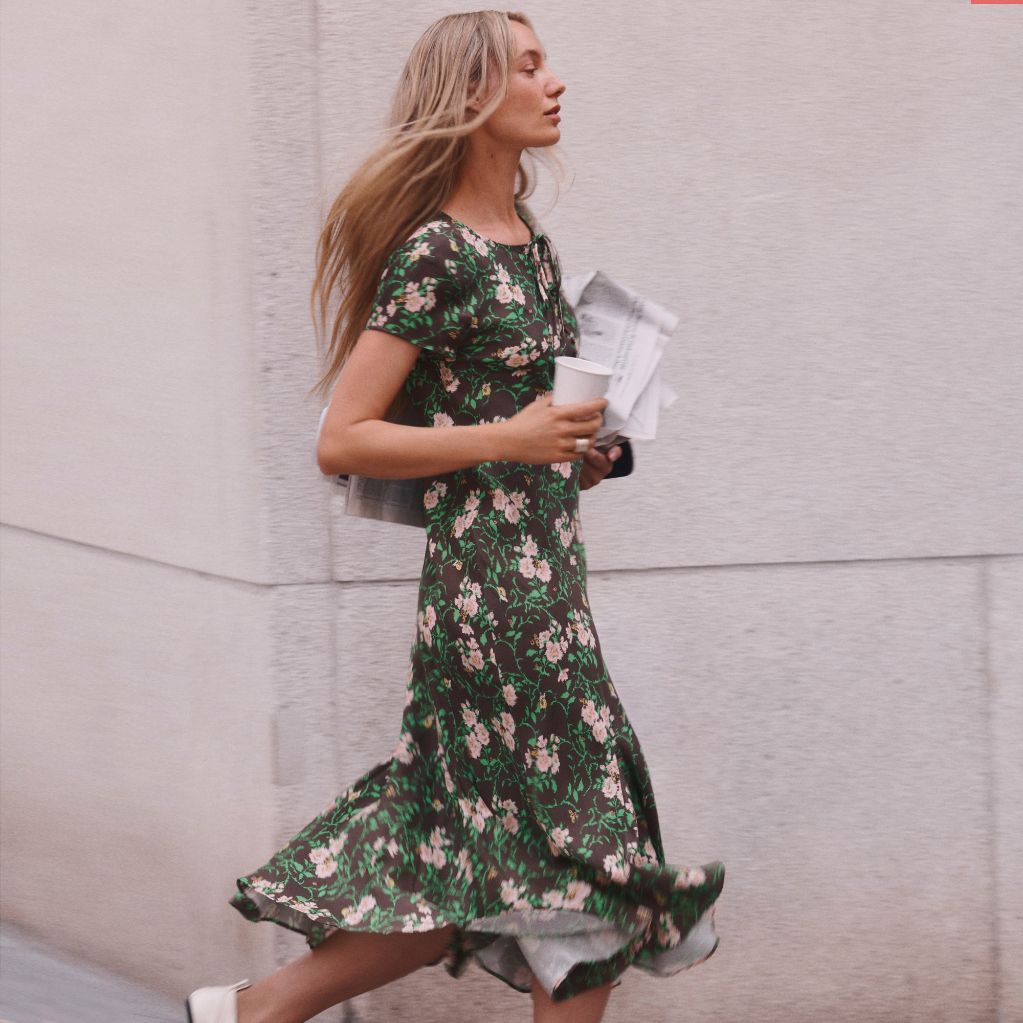 J.Crew, Natasha Slip Dress in Honeybee Floral Print