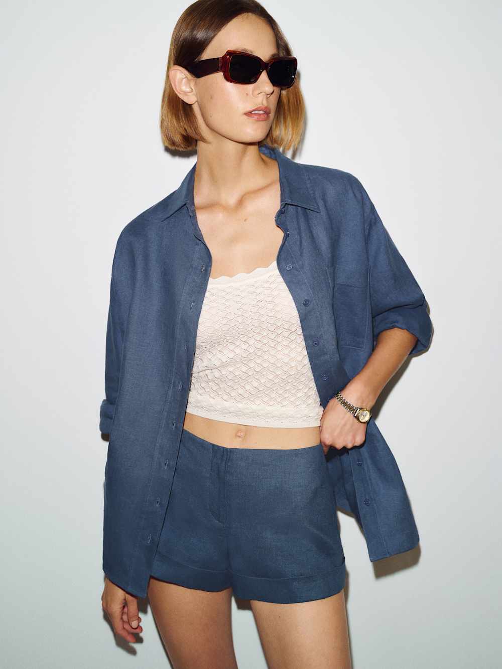 Eli Oversized Linen Shirt