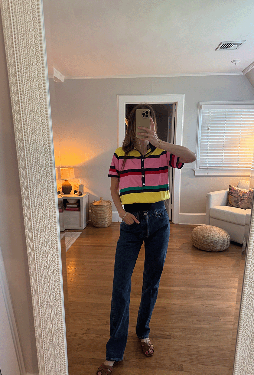 Tessa Faye O&rsquo;Connell wearing Zara.
