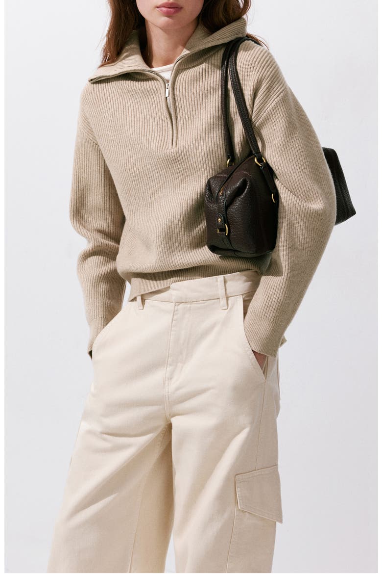 Quarter Zip Sweater