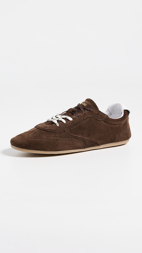 Tb.24 Suede Leather Sneakers - Suede Chocolate Brown