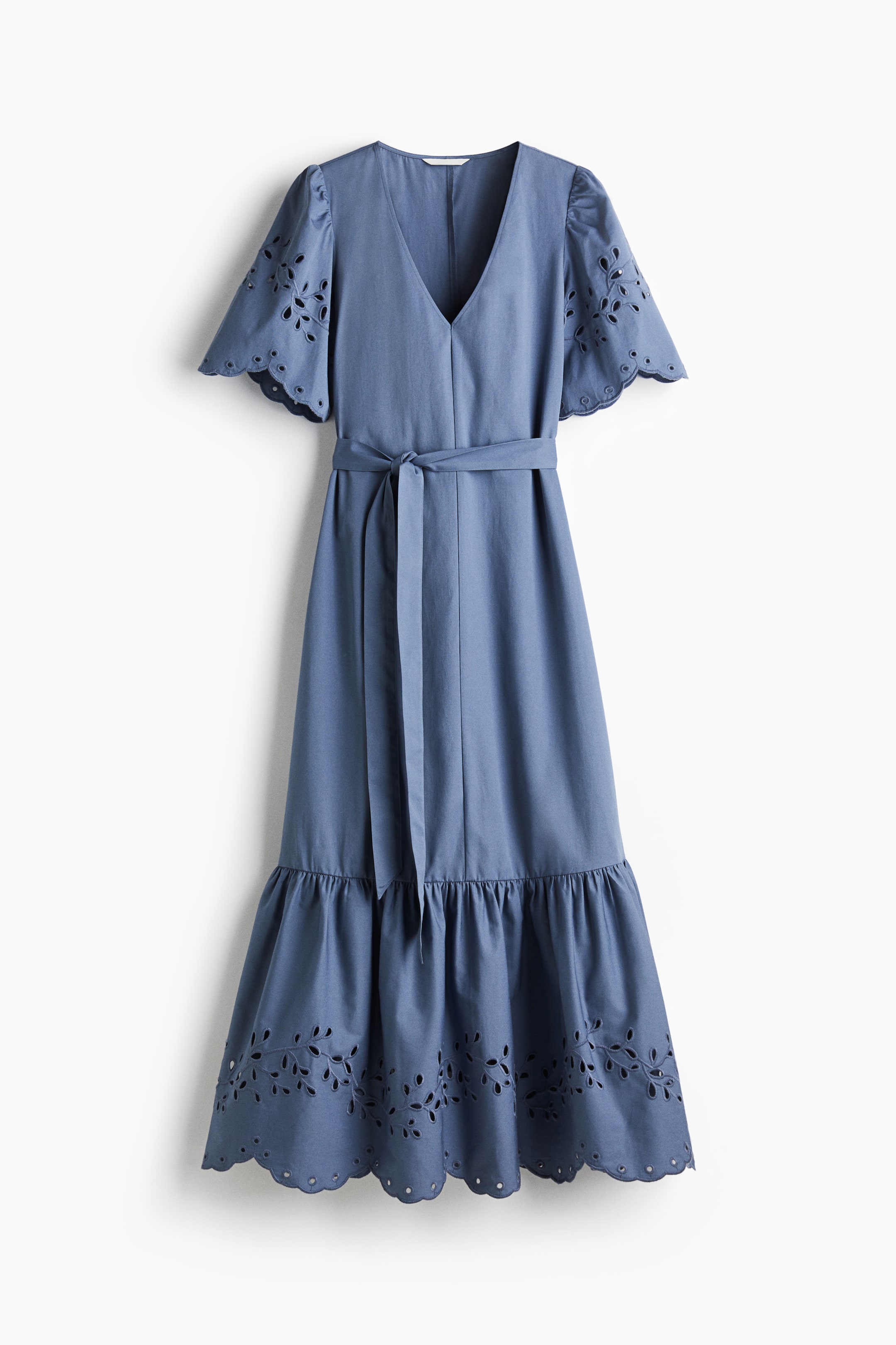 Long Broderie Anglaise Dress
