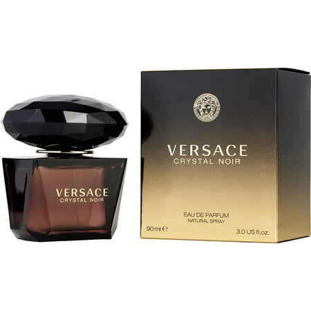 Versace Crystal Noir Eau De Toilette Spray for Women, 3 Oz