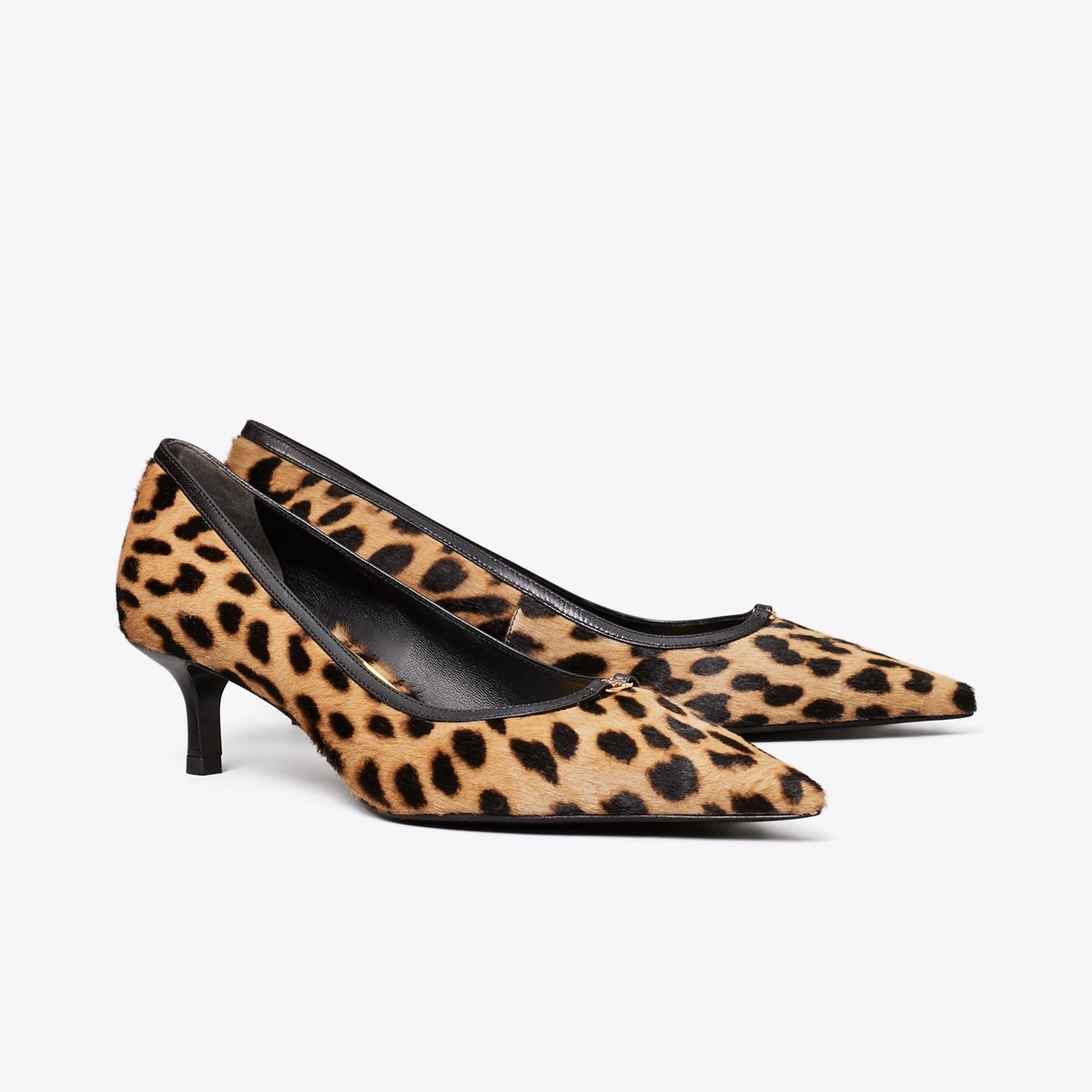 Double T Buckle Low-Heeled Pump in Multi, Size 10