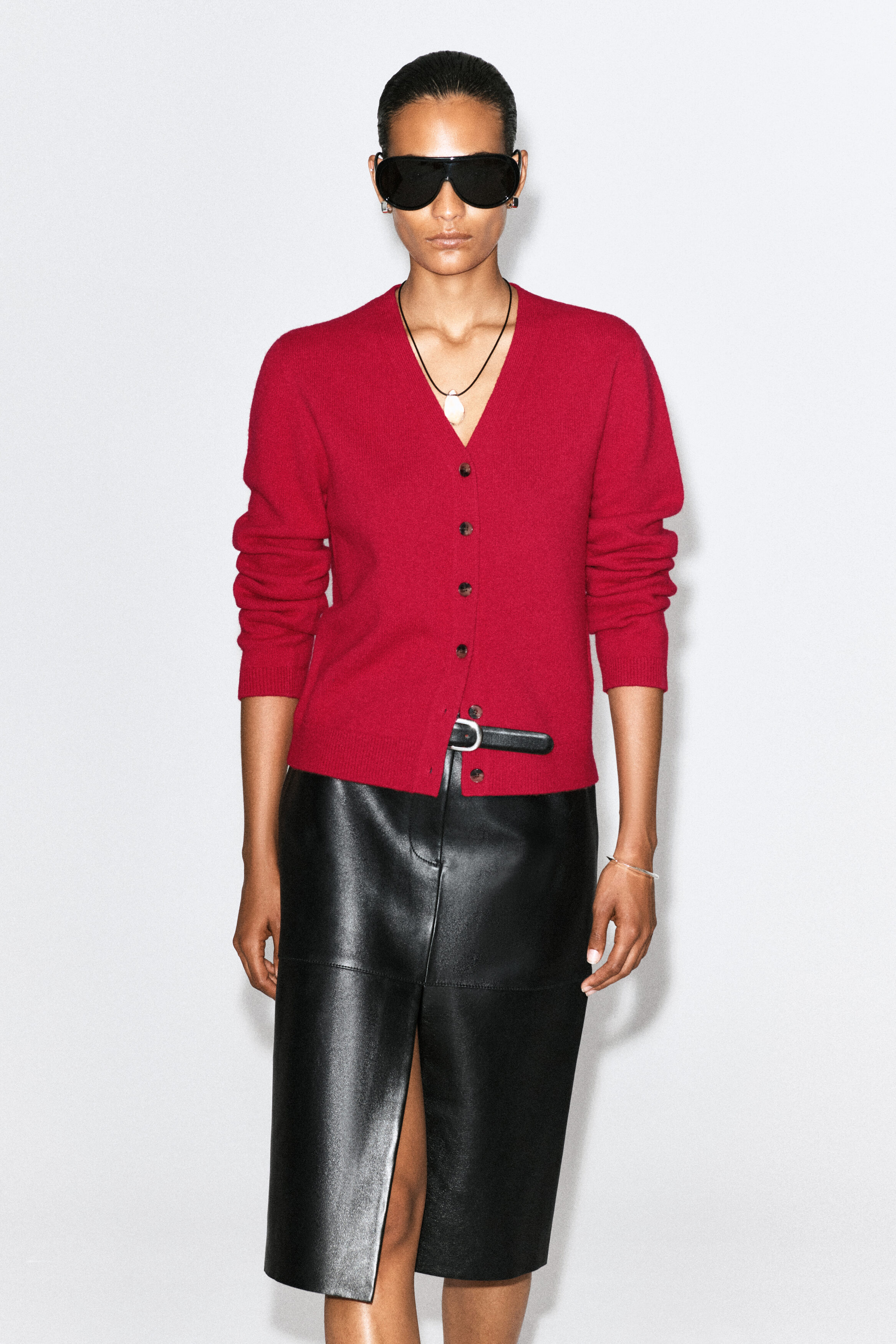 Merino Wool V-Neck Cardigan