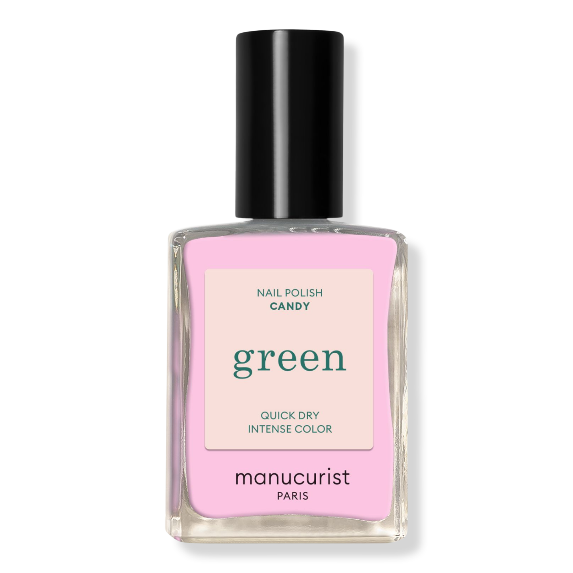 Green Nail Polish, Quick Dry, Non-Toxic Nail Polish With Gel-Like Finish - Candy (a Cool-Toned Pink)