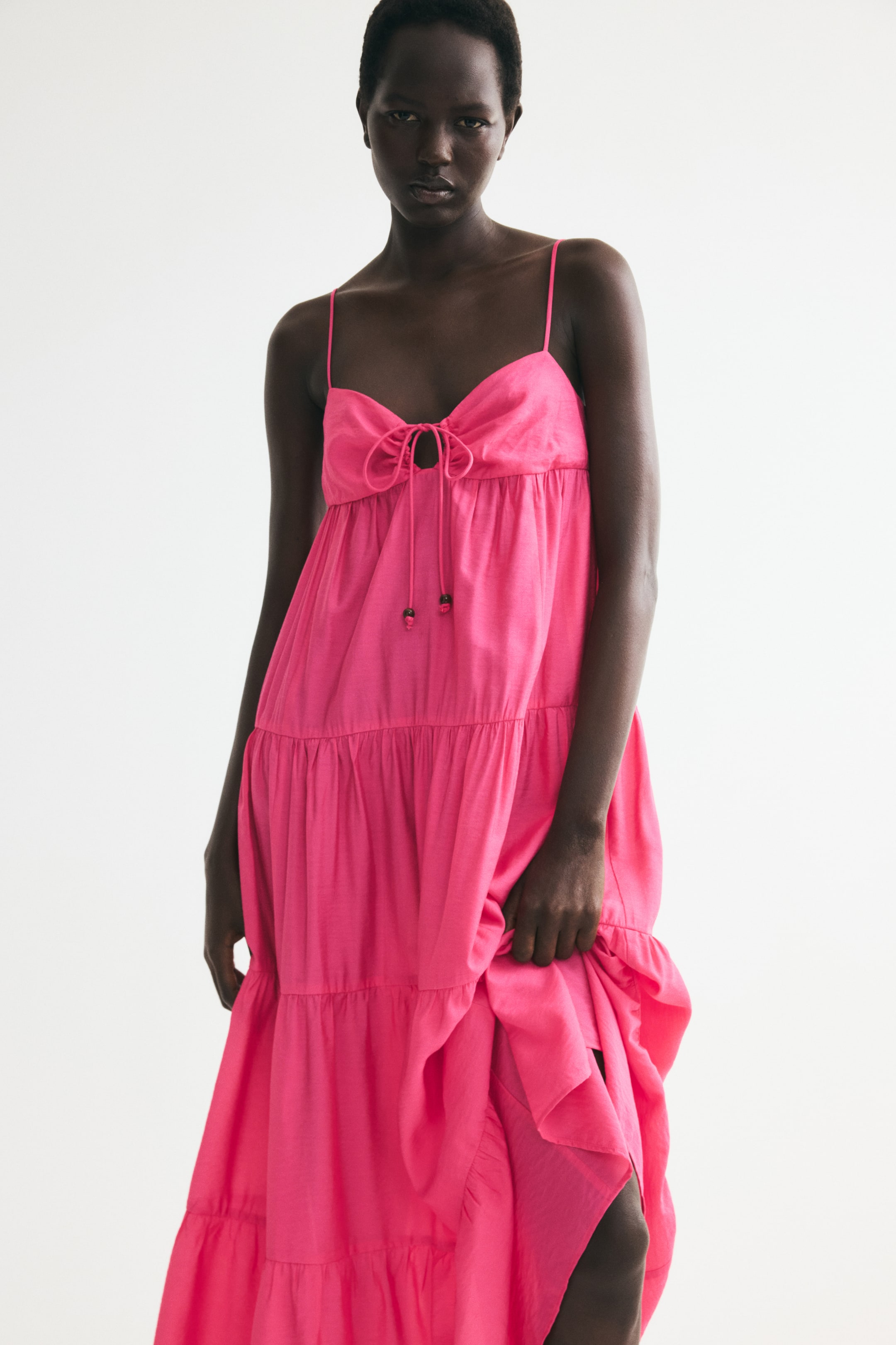 Tiered Strappy Dress