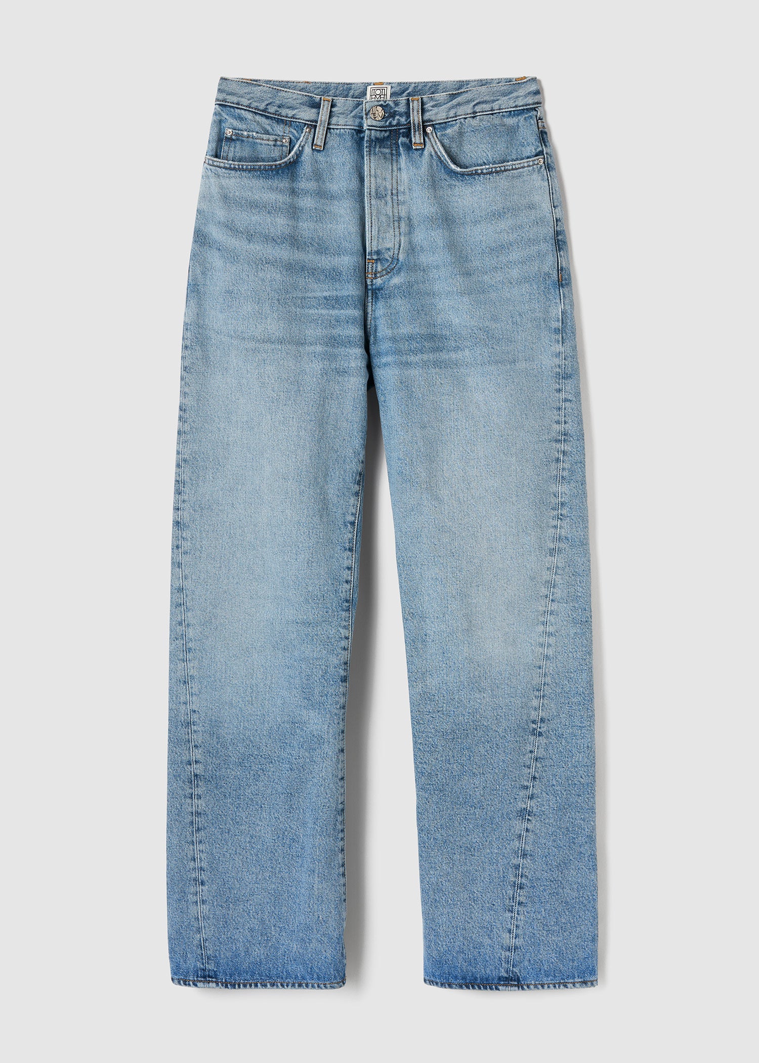 Toteme, Twisted Seam Denim Full Length Worn Blue