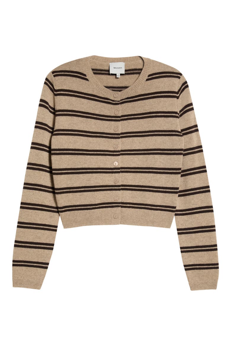 Clara Cashmere Crew Cardigan