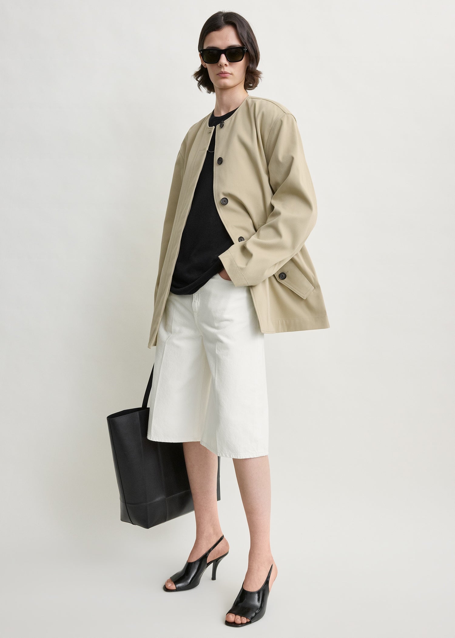 Cotton Twill Jacket Cashew - 30