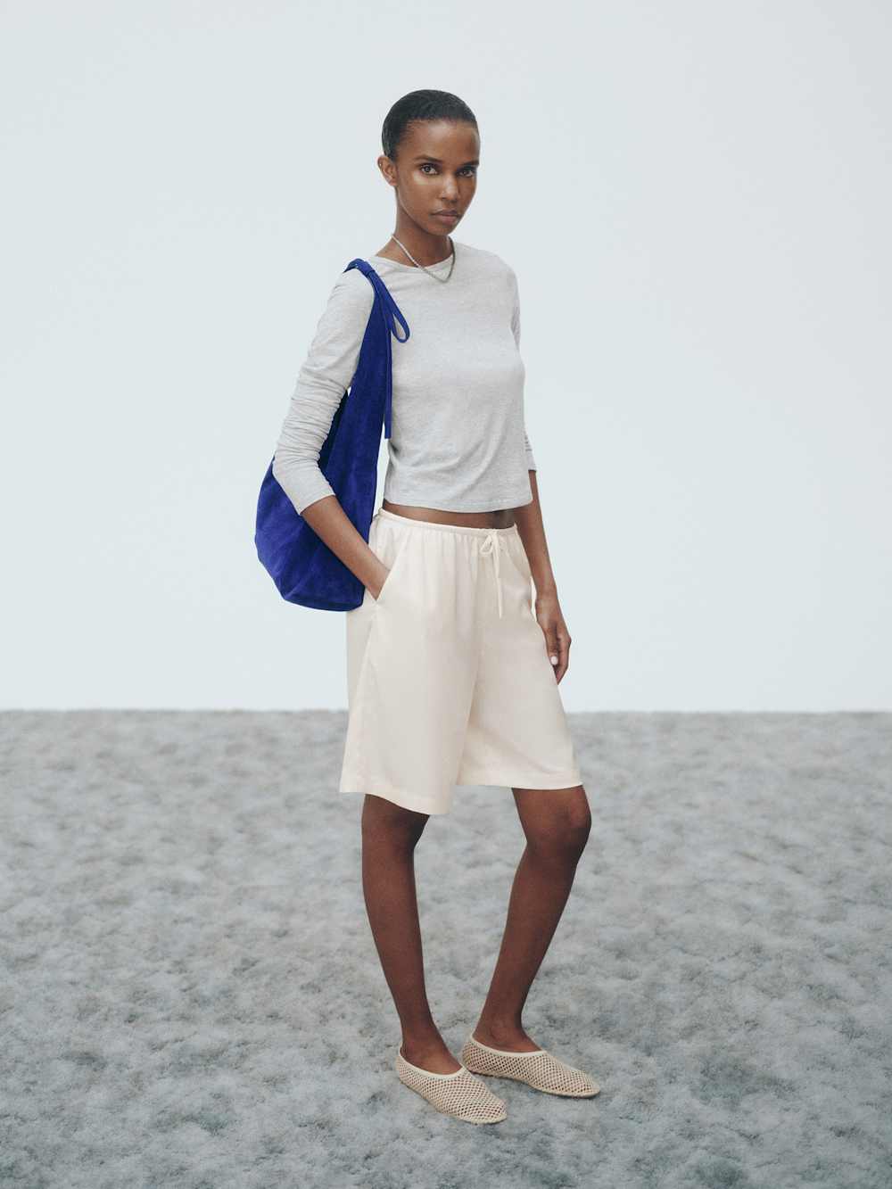Sandy Satin Short