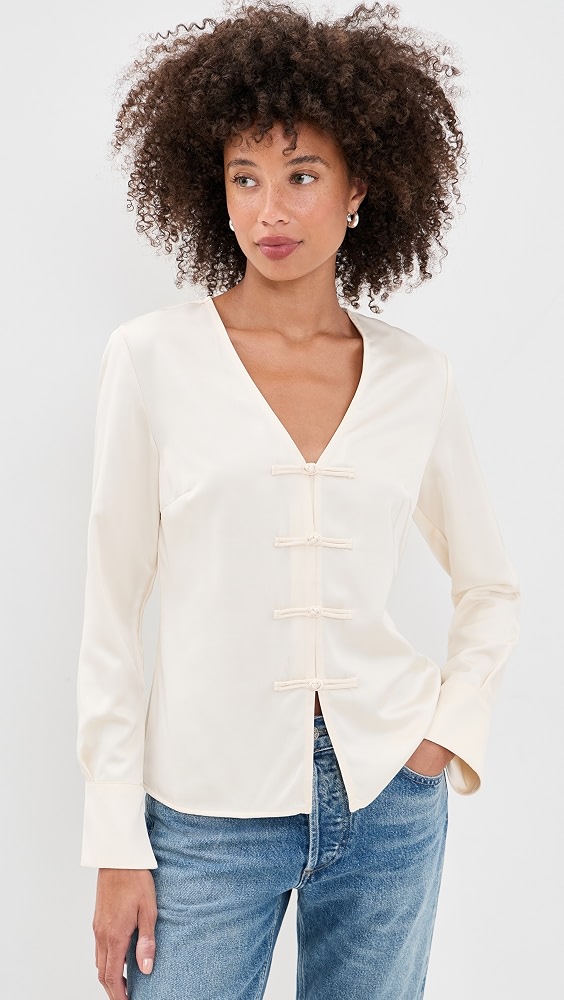 Saffron Blouse - Ivory
