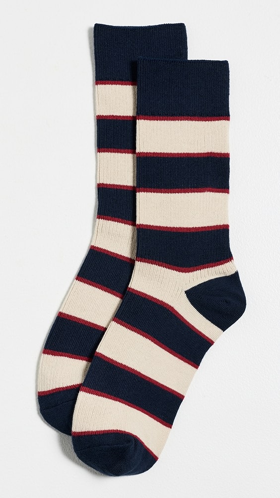 The Collegiate Socks - Navy