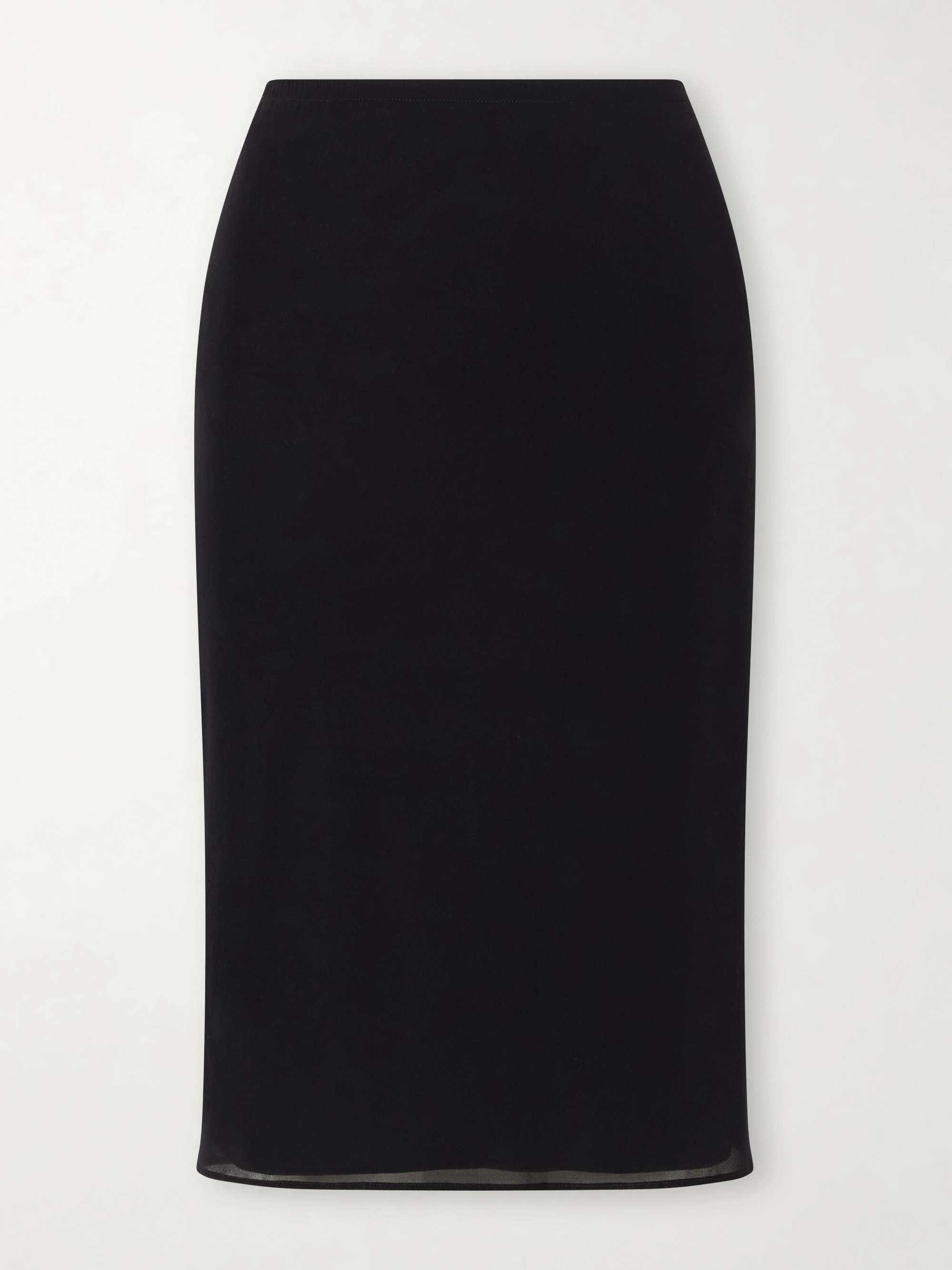 Ivrea Silk-Blend Chiffon Midi Skirt